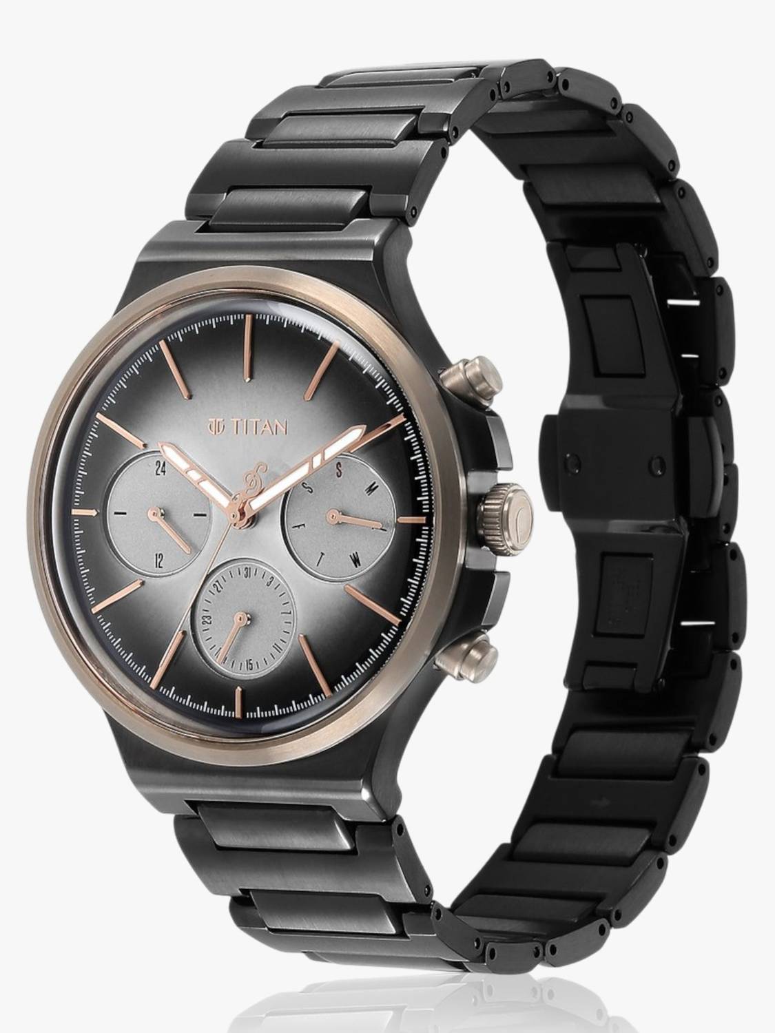 Titan 1883Km01-Dm761 Quartet Analog Watch - Men - Image 5