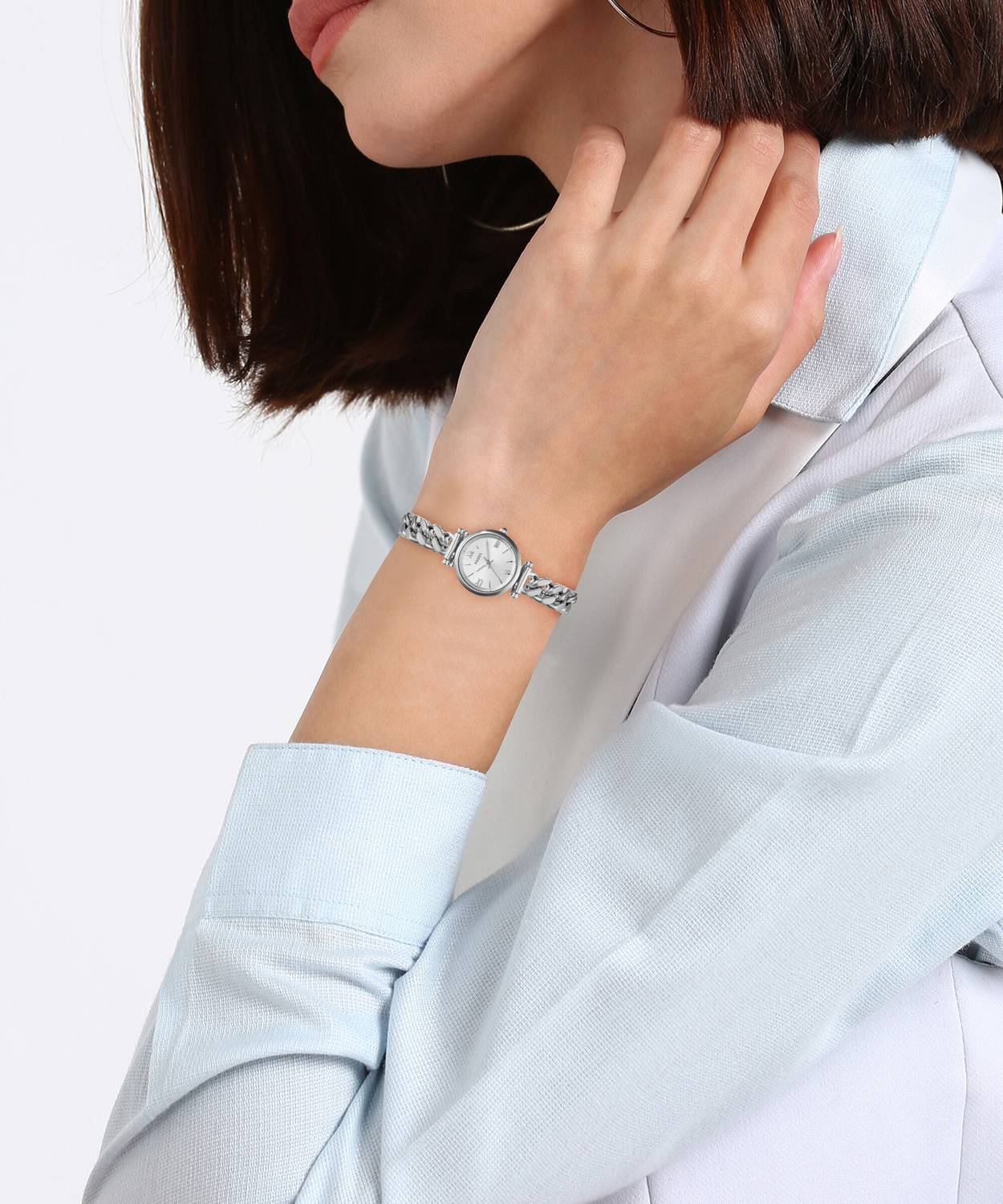 Fossil CARLIE - Horloge - silver-coloured/zilverkleurig