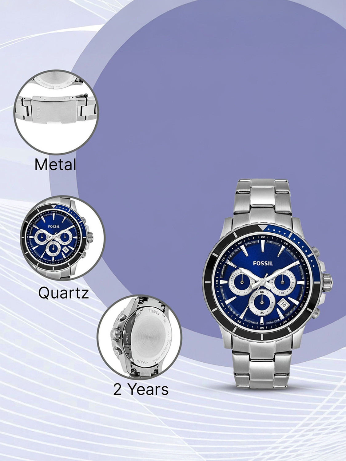 Image of FOSSIL Briggs Analog Watch - For Men