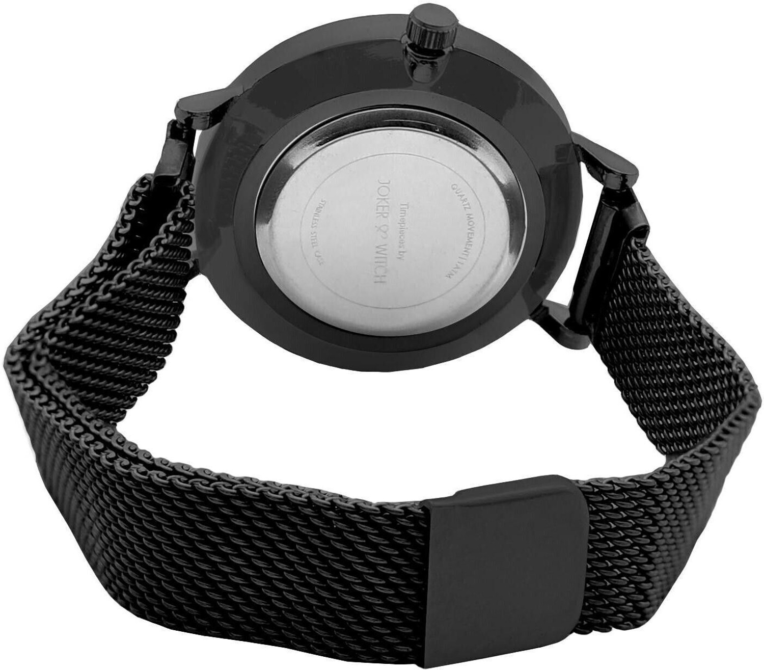 Image of Joker & Witch Joker & Witch Women Analogue Natalie 32mm Black Dial Stainless Steel Strap Watch Analog Watch - For Women