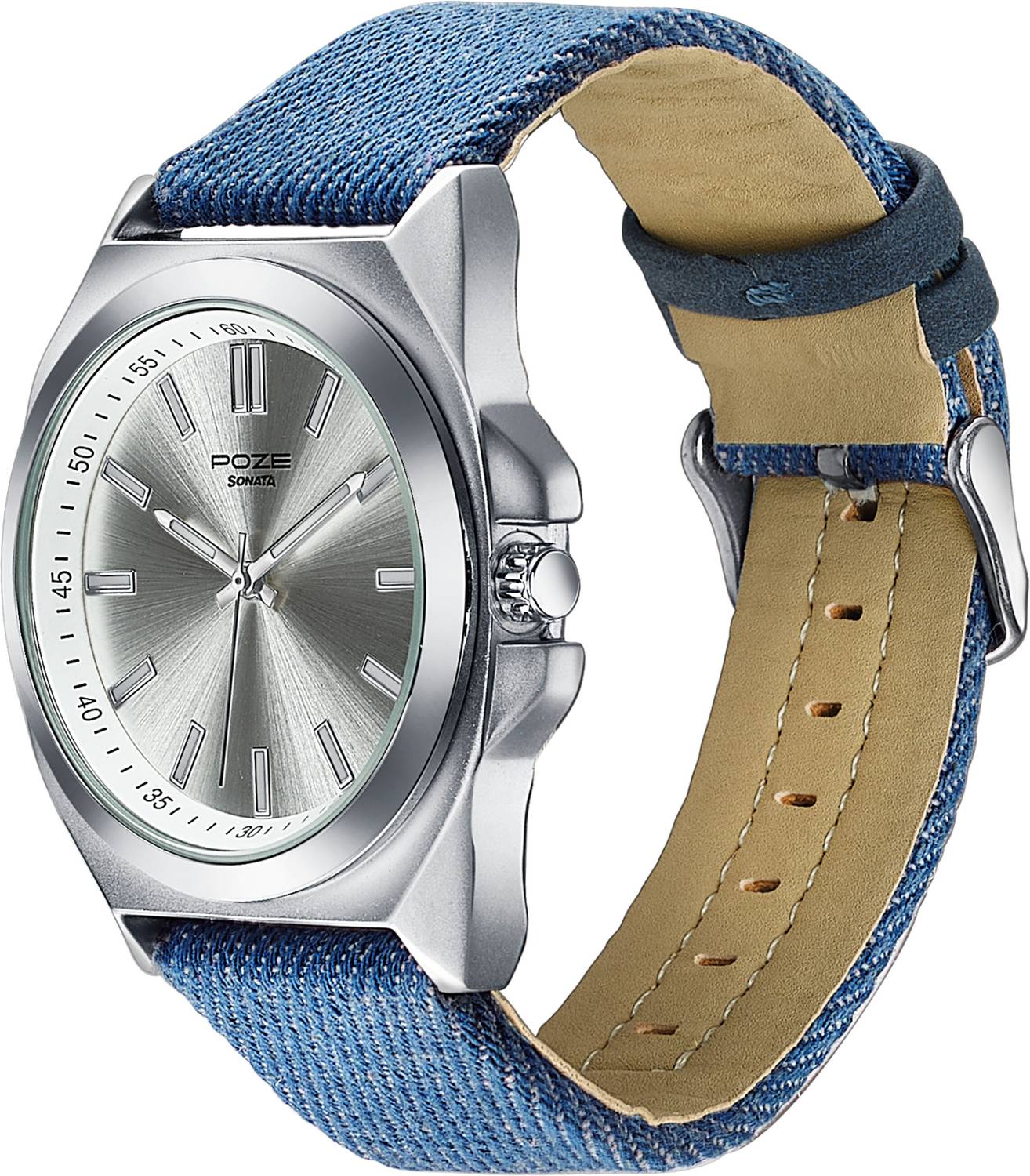 Sonata Poze 6 Strokes Men's Watch - Image 3