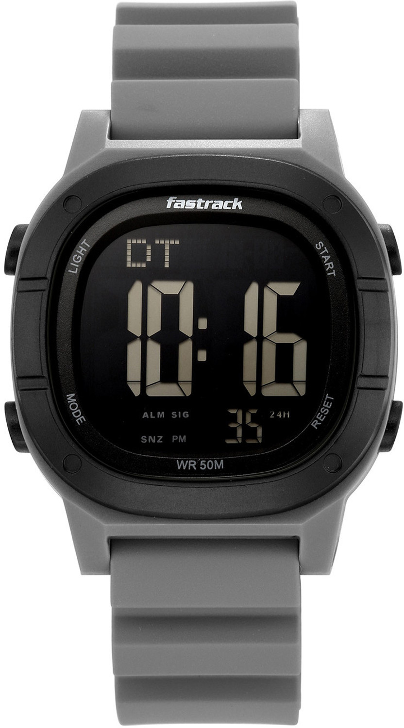 Image of Fastrack StreetStyle 9 StreetStyle 9 Multifunction Digital Dial Gunmetal Grey Silicon Strap Digital Watch - For Men & Women