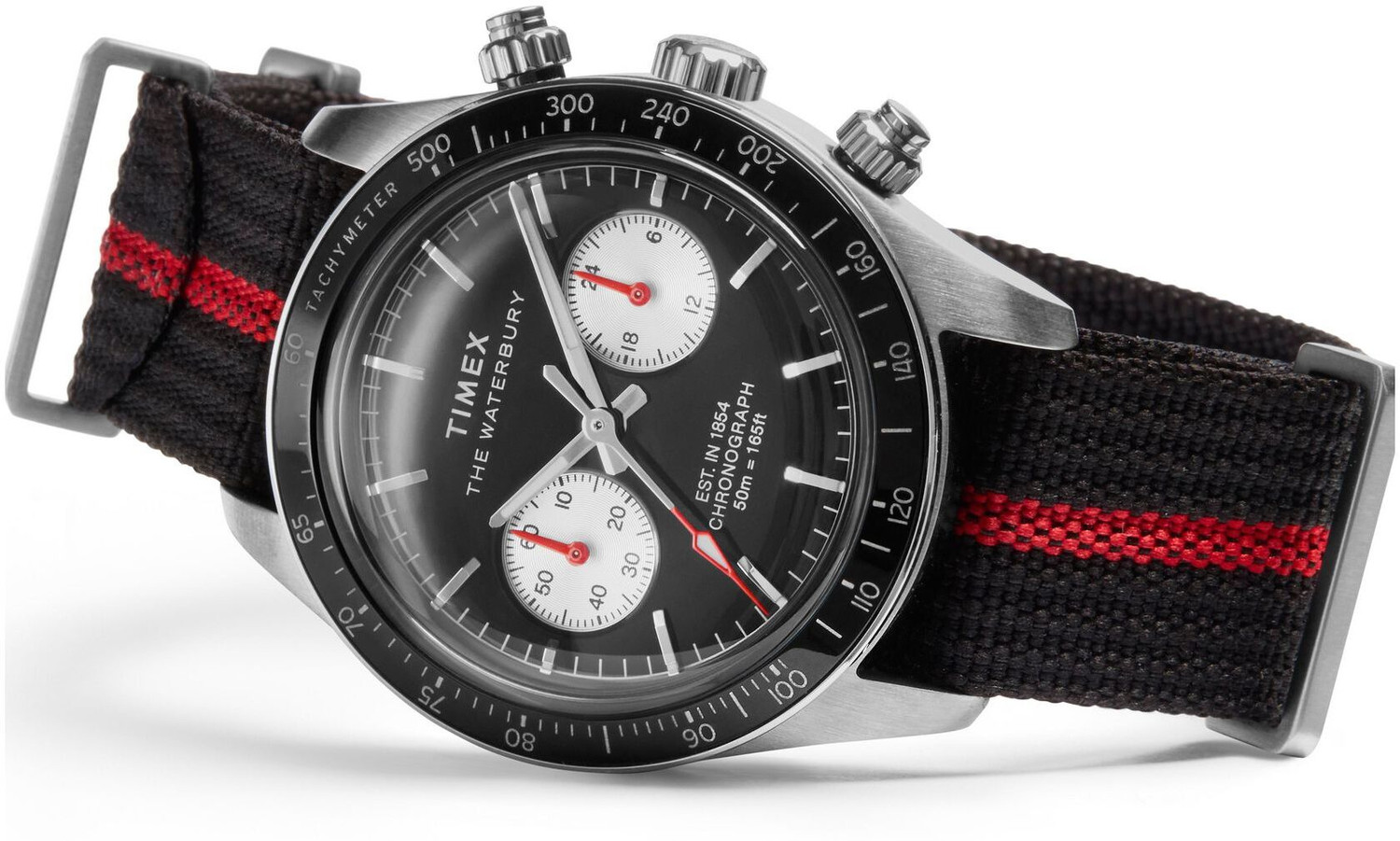 Image of TIMEX TW2Y38900IK Waterburry Round 39mm Black Dial Analog Watch - For Men