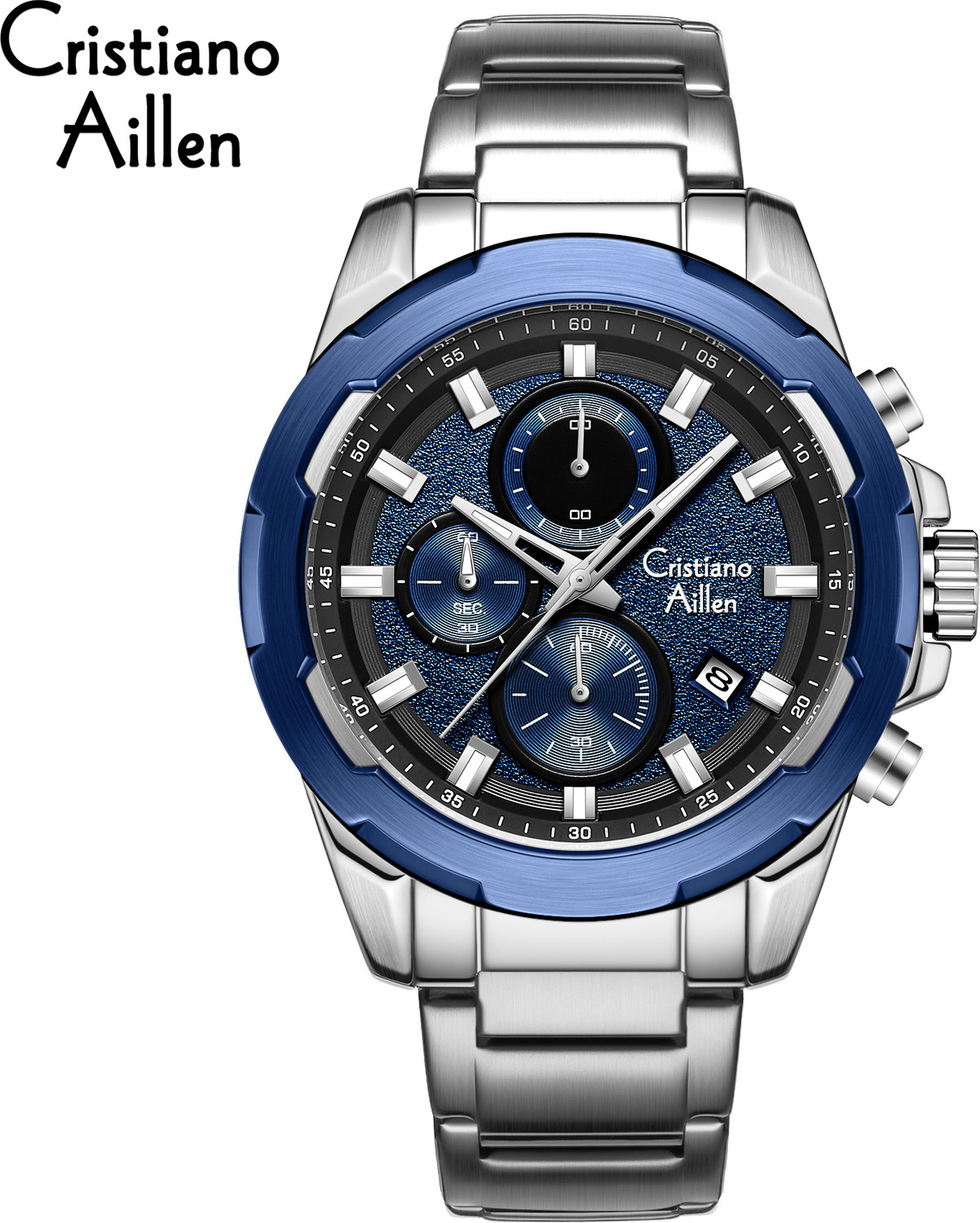 Image of Cristiano Aillen CA-8888 Luxury Oversized Waterproof Sports Analog Watch - CA-8888 Analog Watch - For Men