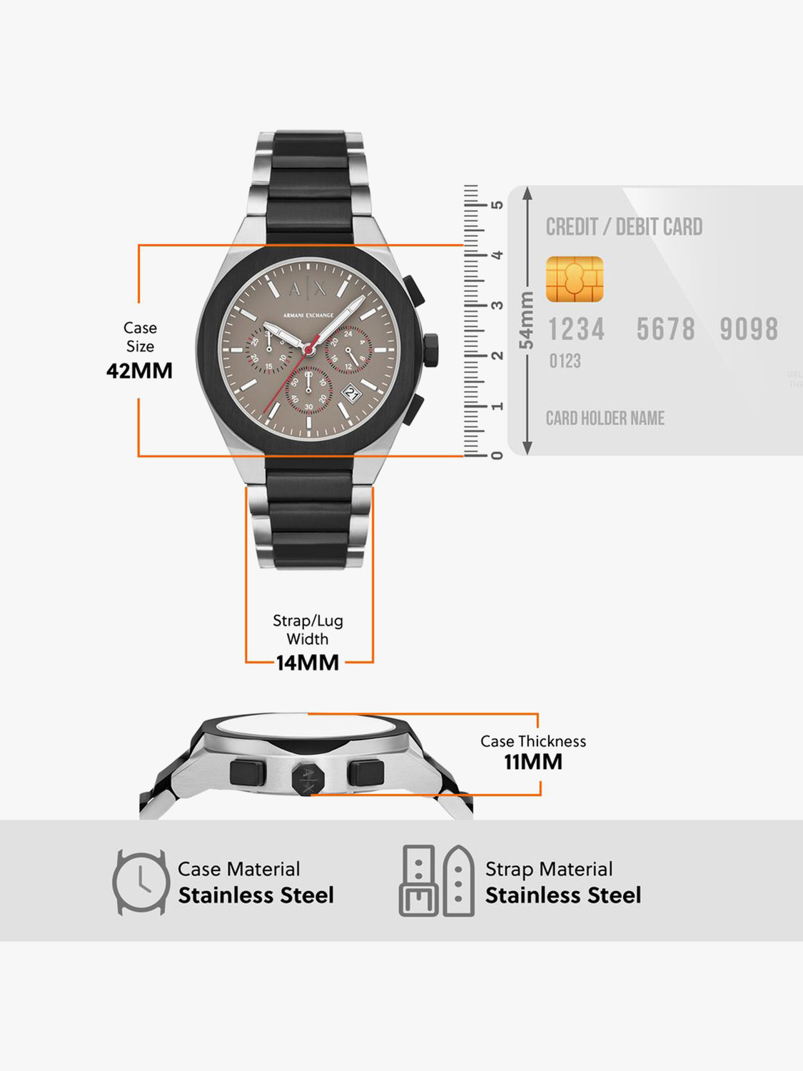 Image of A /X ARMANI EXCHANGE Sync Sync Analog Watch - For Men