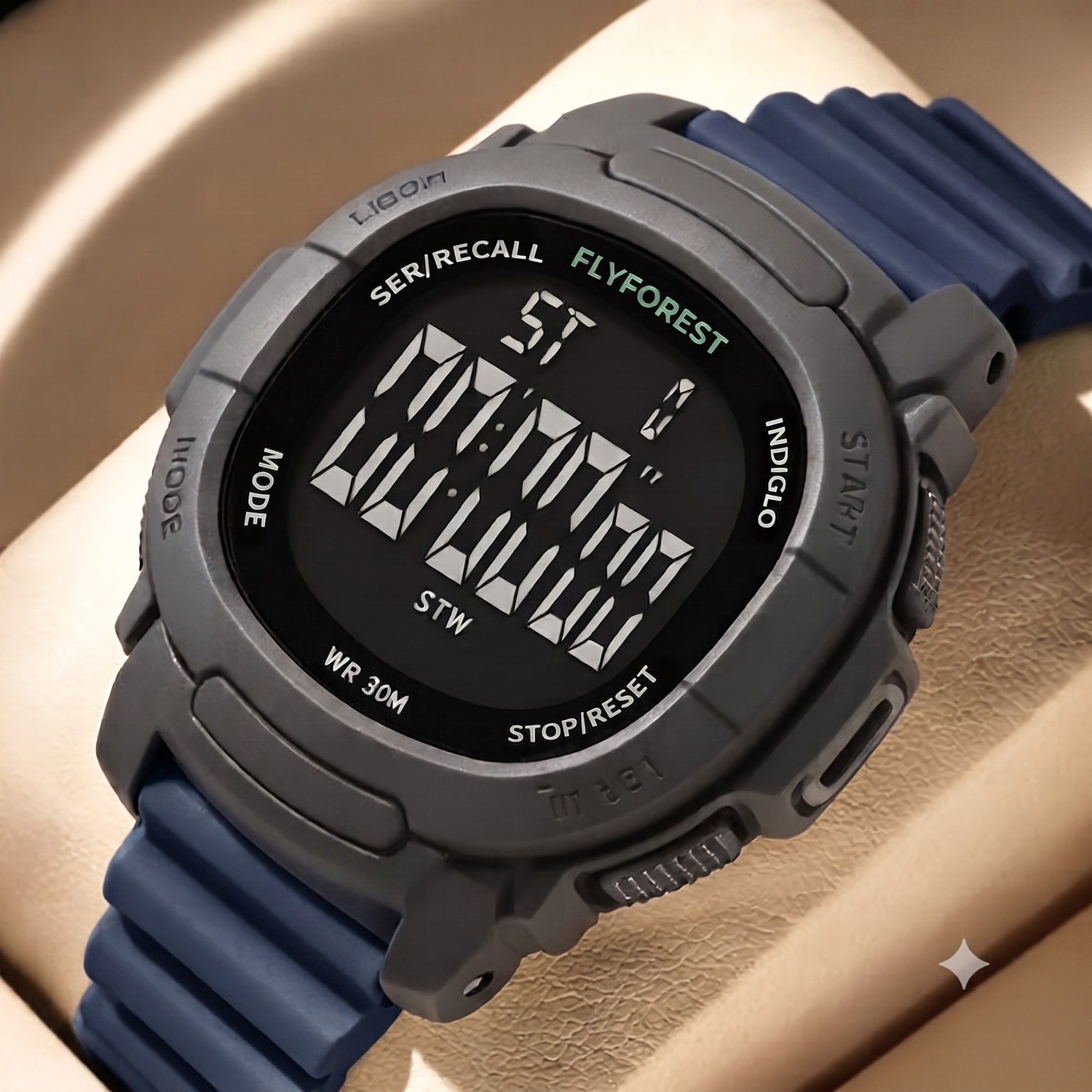 Image of FLYFOREST WATCH F- Analog-Digital Watch for Men & Boys-Waterproof Sports Digital Watch, Army Style Digital Watch - For Men
