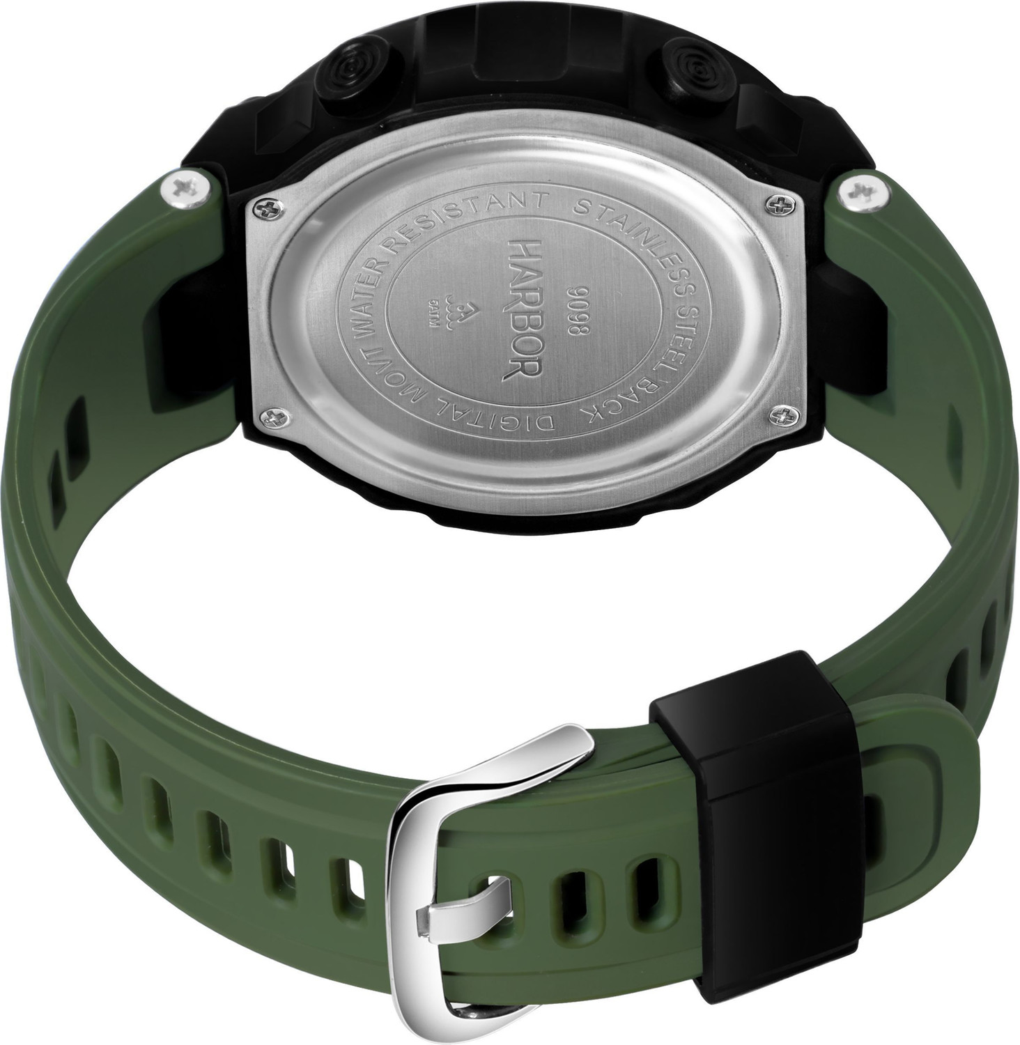 Image of Harbor EF 9098 Green Dynamic Adventure Watches Digital Watch - For Men