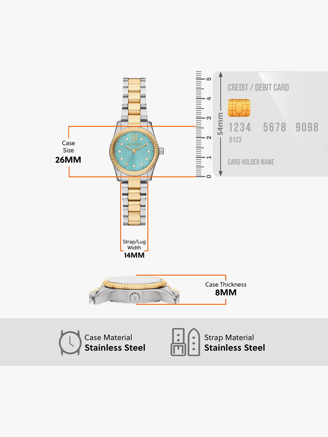 Image of MICHAEL KORS Lexington Lexington Analog Watch - For Women