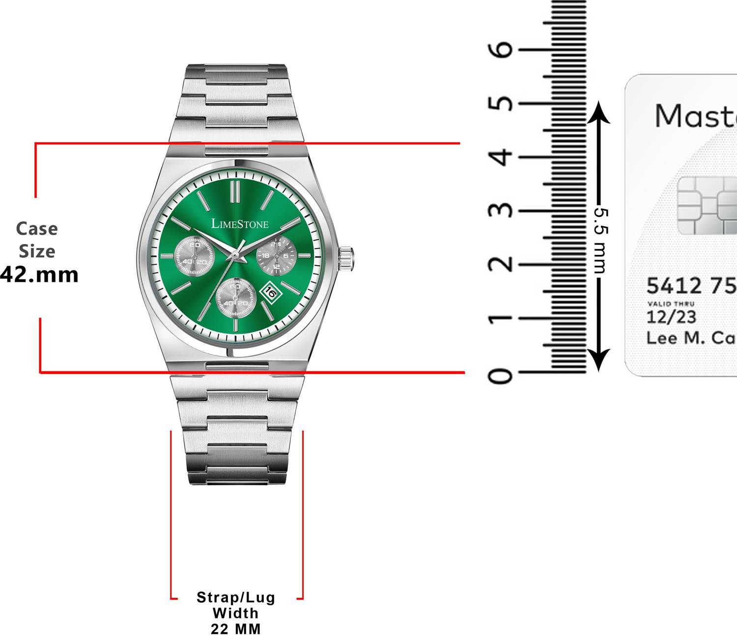 LIMESTONE PRX Chronograph Quartz Analog Watch - Image 2
