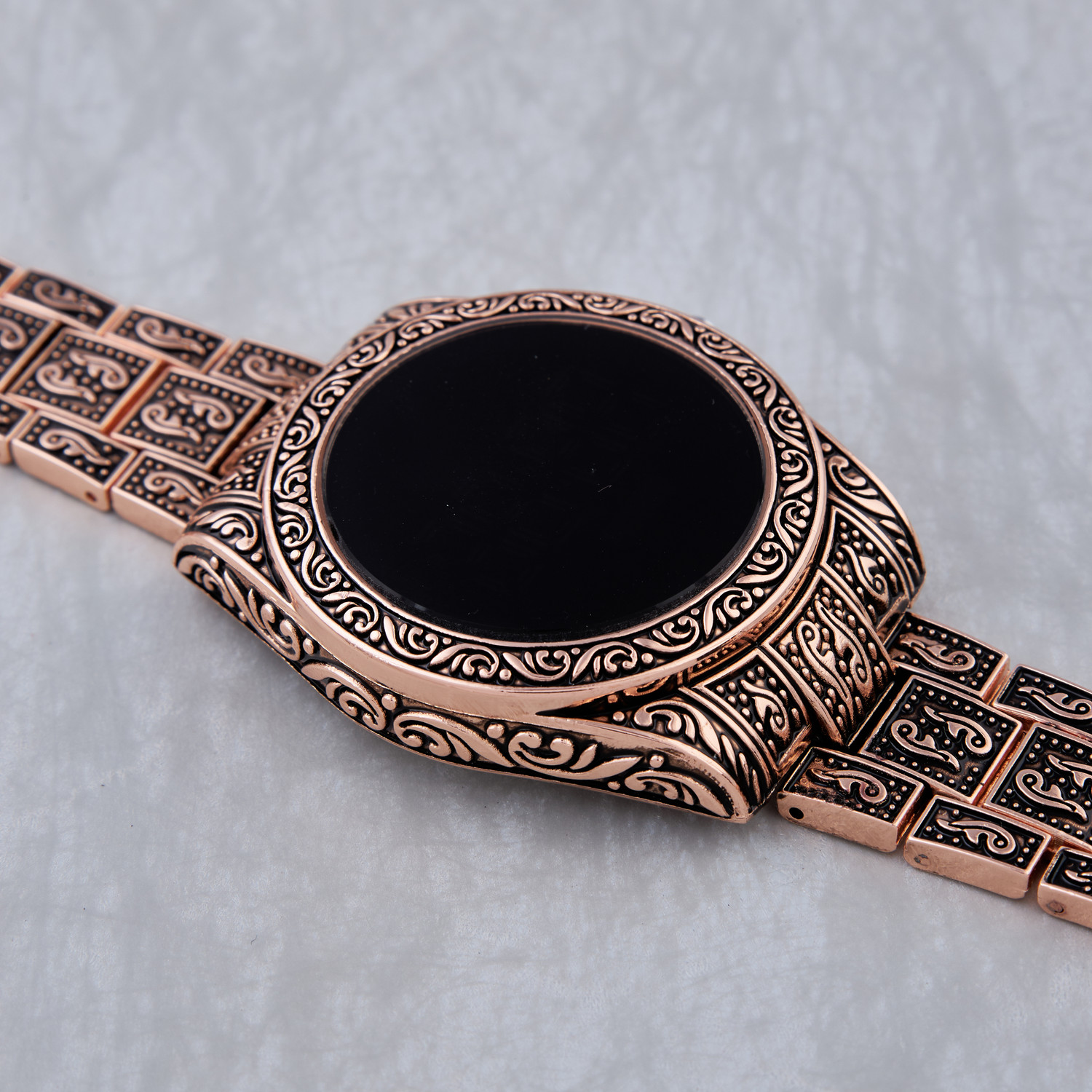 Image of GC PREMIUM JEWELLERY Premium Quality Rose Gold LED Touch Screen Digital Display Watch For Girls /Women Rose Gold Digital Watch - For Women