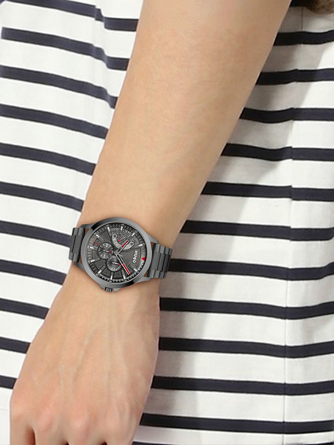 Image of Hugo #Leap #Leap Analog Watch - For Men