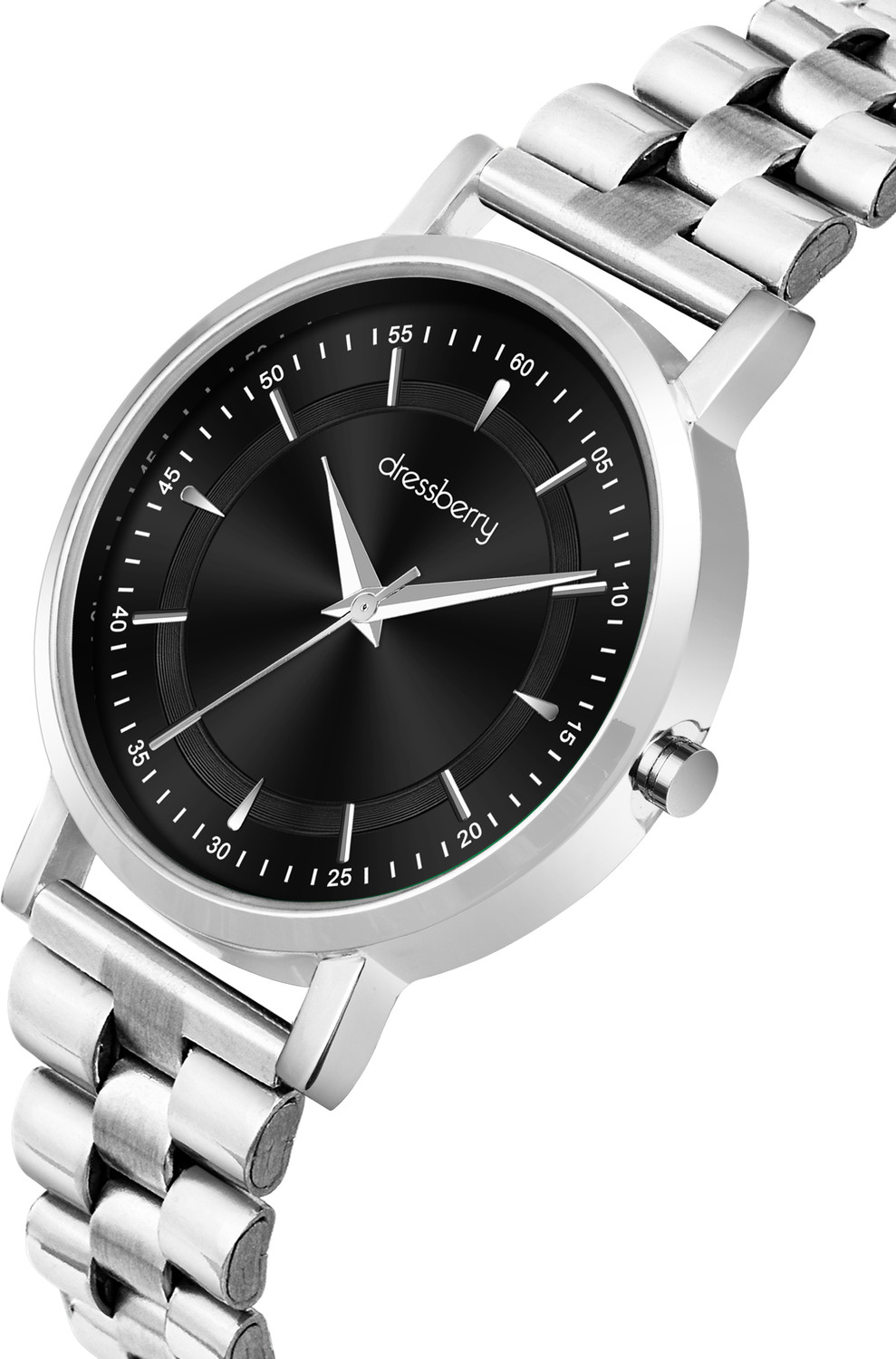 Image of Dressberry Dressberry Luxury-Inspired Watch with Bold Black Dial Design Analog Watch - For Women