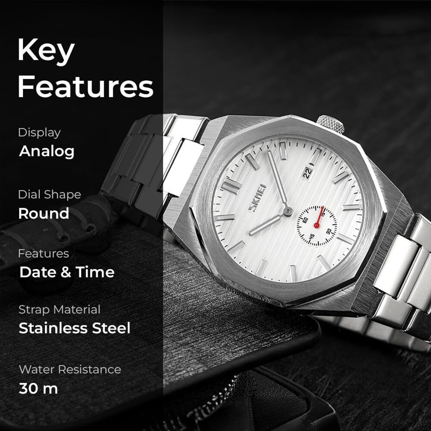 Image of SKMEI 9262SISI Skmei Analog Watch - For Men