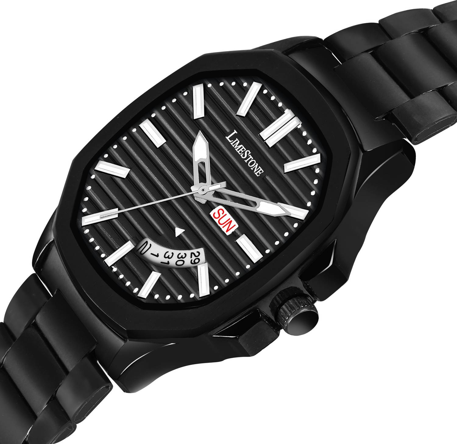 LIMESTONE OTUS Black Analog Watch - Men - Image 2