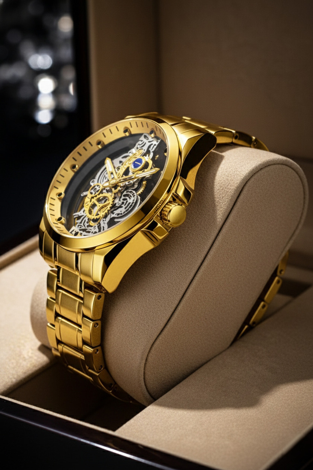 Image of YARA Premium Skeleton Dial Watch For Men v 7411001 Analog Watch - For Men