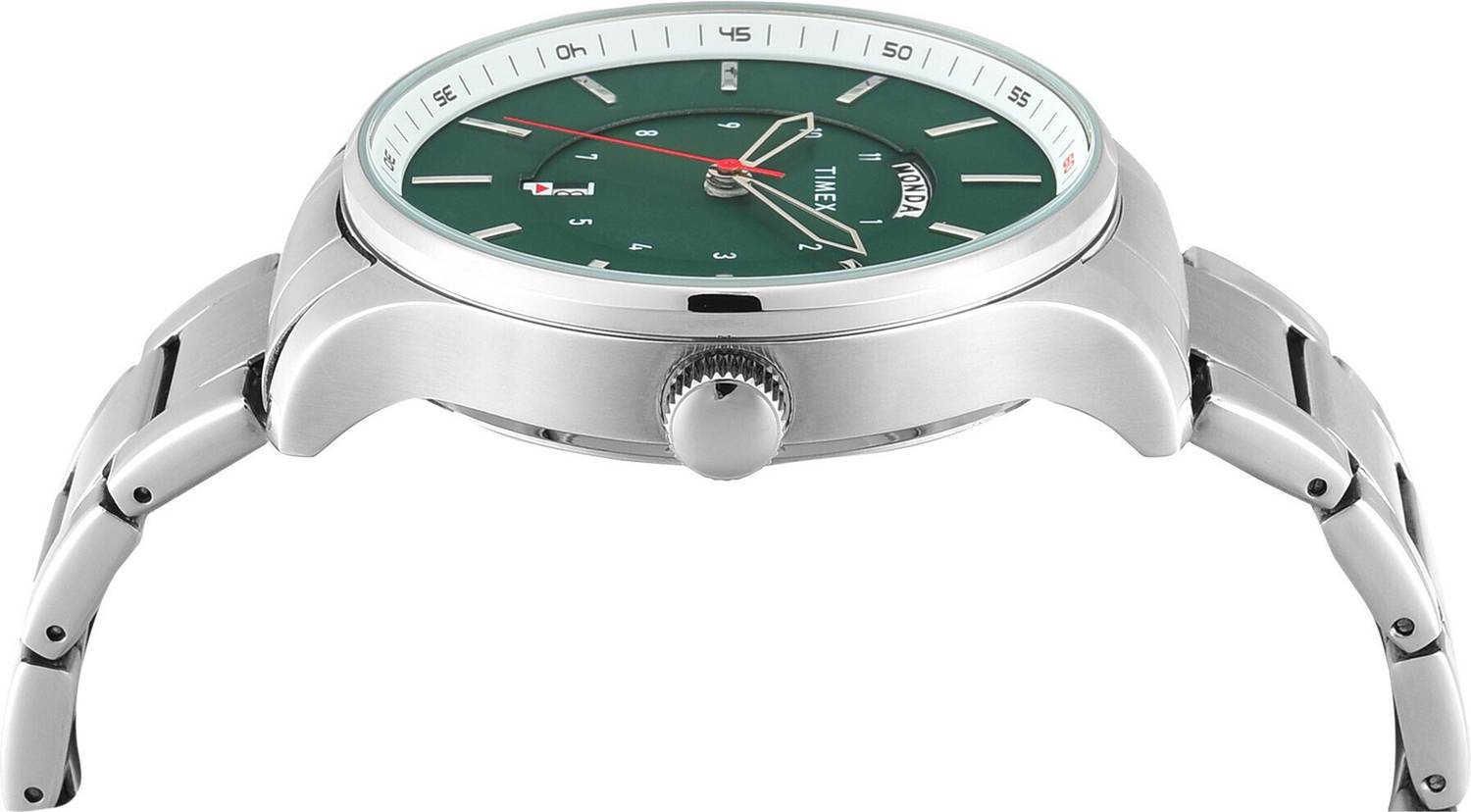 TIMEX Day-Date Green Dial Men's Watch - Image 4