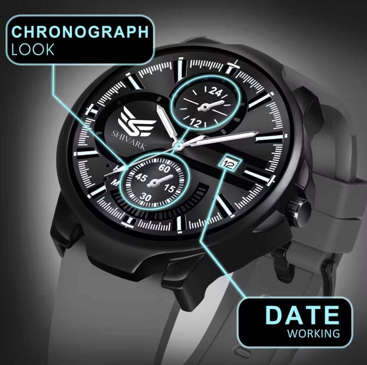 Shivark DD-14 Men's Analog Watch - Image 3