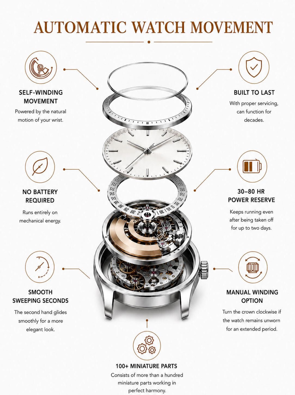 Image of Fastrack Fastrack Women Automatics 2.0 Beige Dial Stainless Steel Strap Analog Watch / Analog Watch - For Women