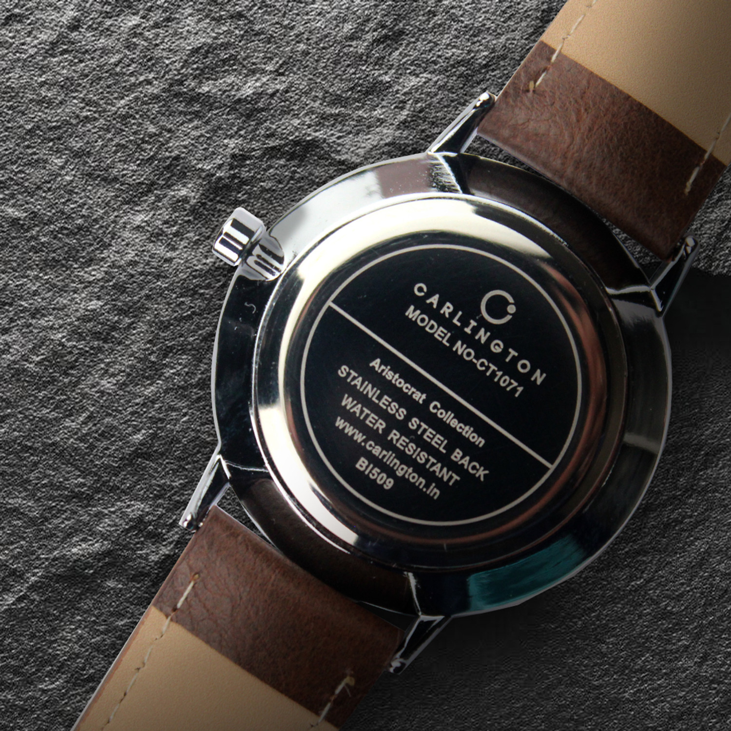 Image of Carlington CT 1070 Brown Carlington Series Premium Gents Wrist Watches Analog Watch - For Men