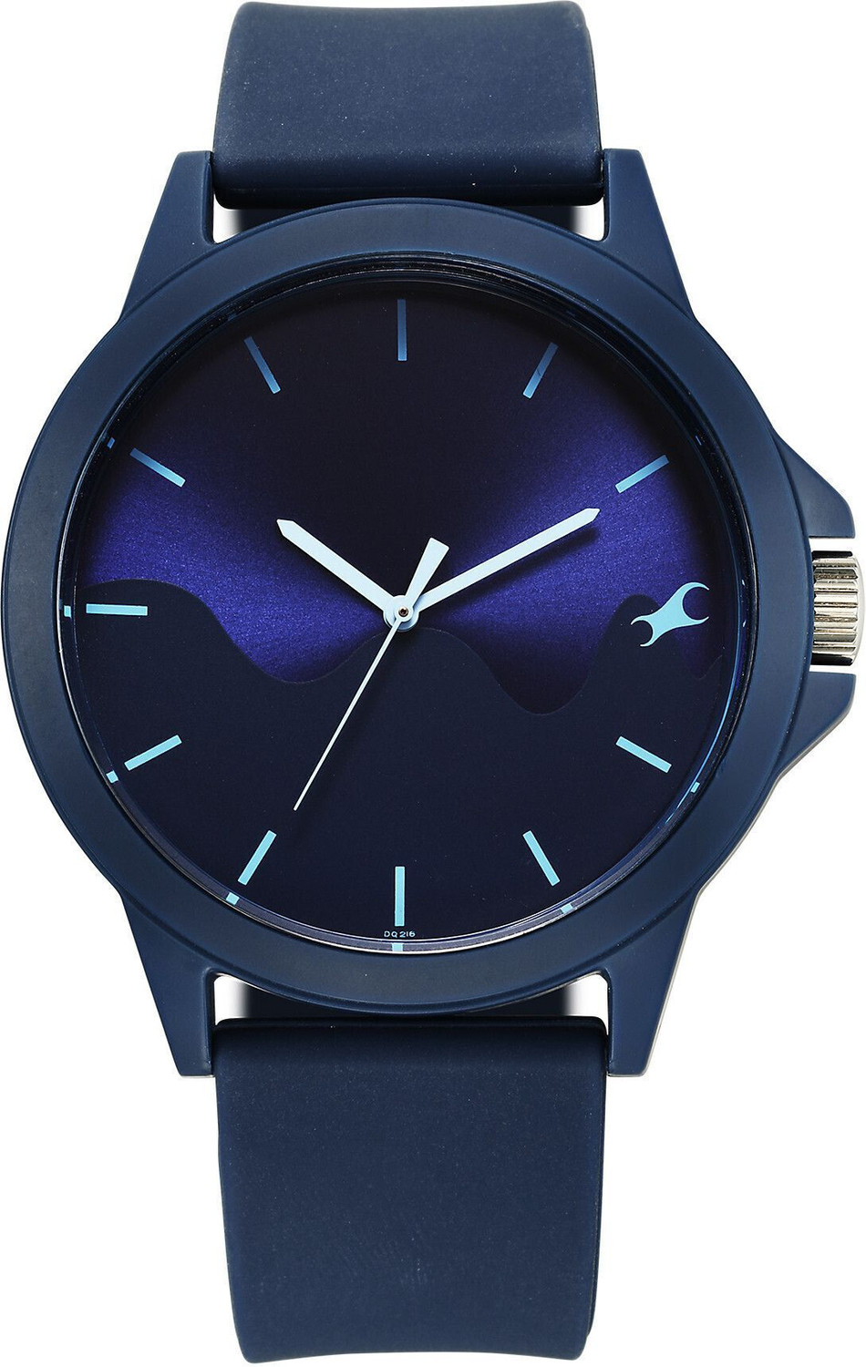 Image of Fastrack Fastrack Tees Midnight Blue Dial Blue Silicone Strap Analog Watch - For Men & Women