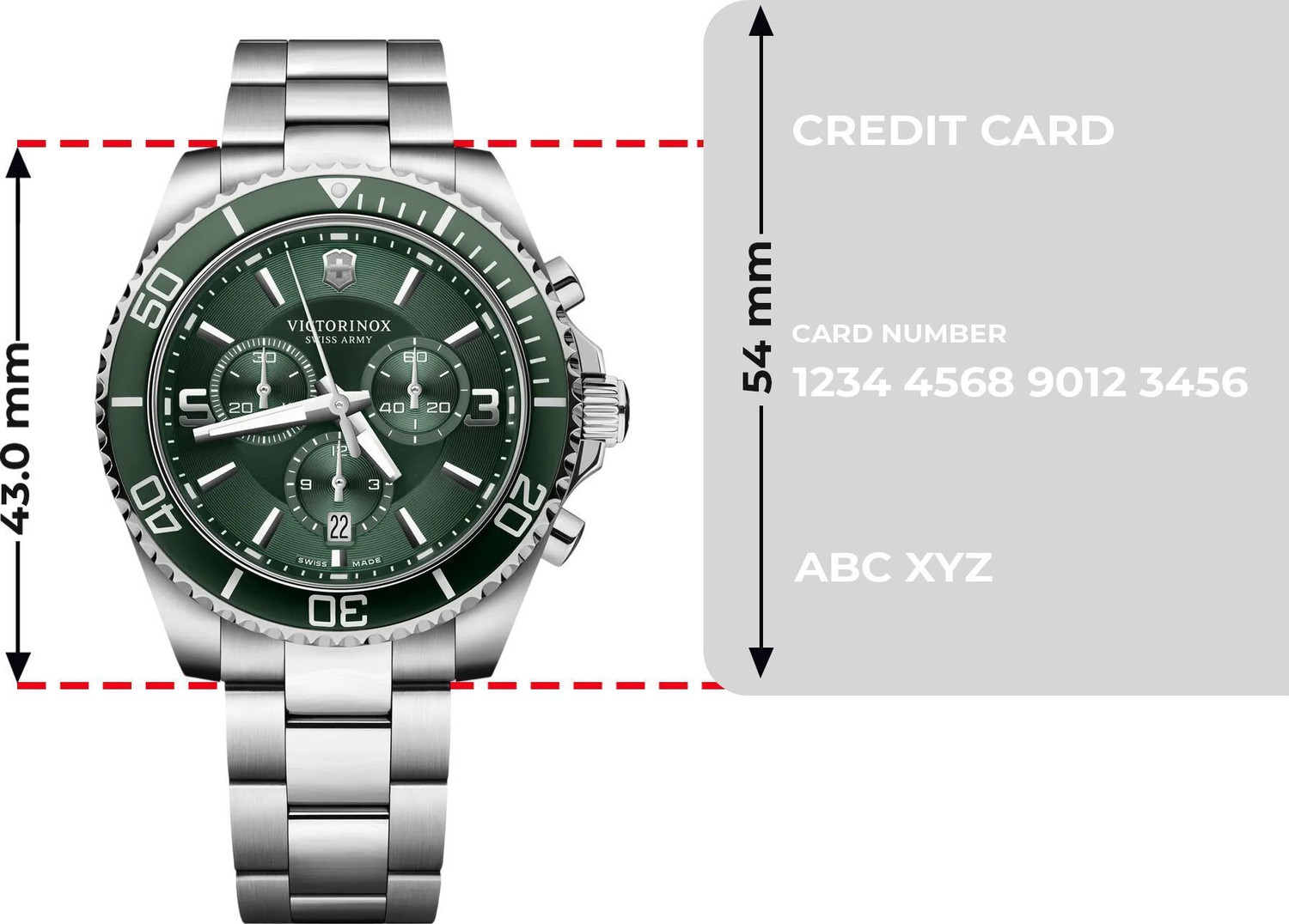 Image of Victorinox 241946 Chronograph Analog Watch - For Men