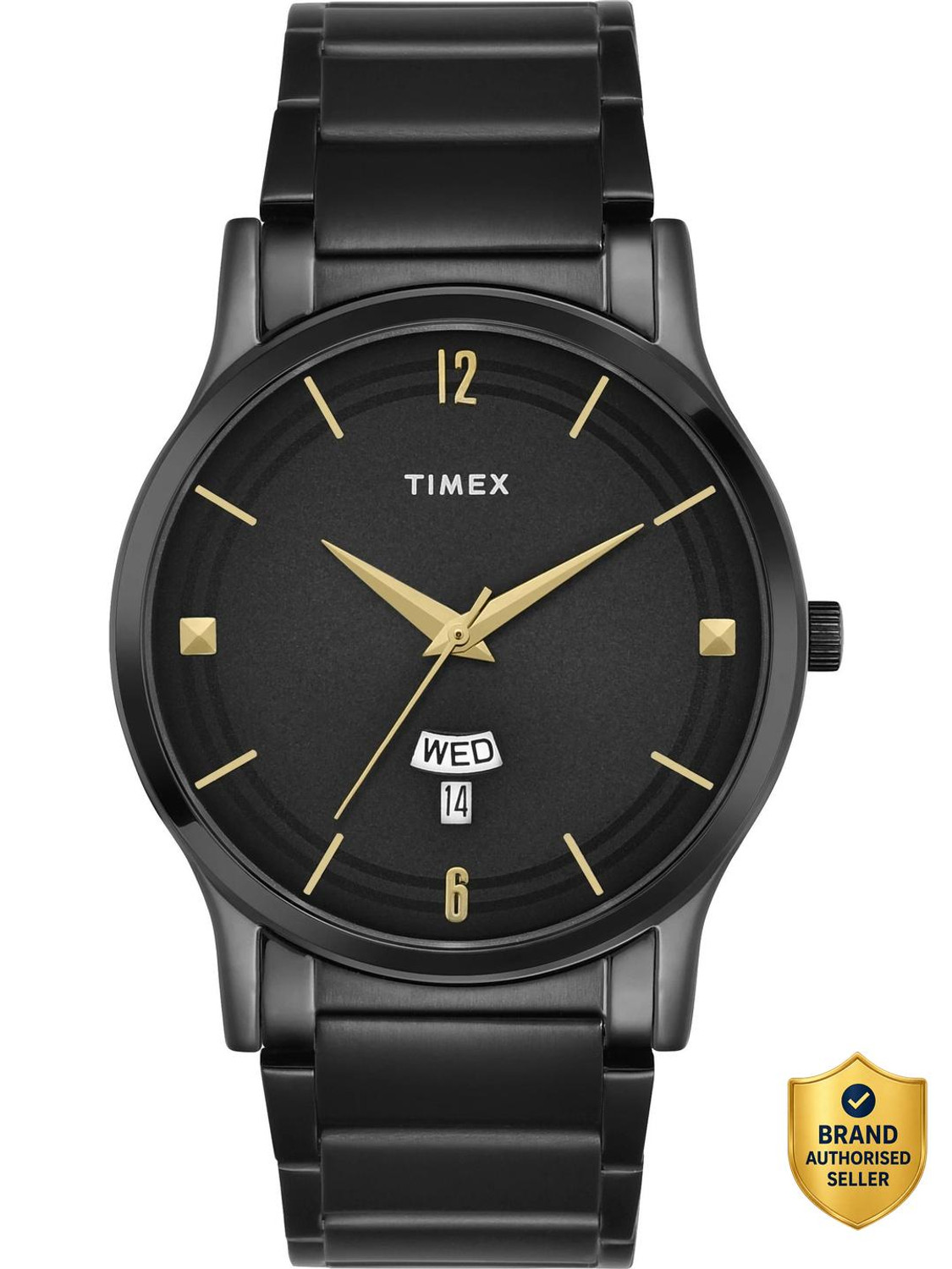 Image of TIMEX Trendline Round 39mm Black Dial Analog Watch - For Men