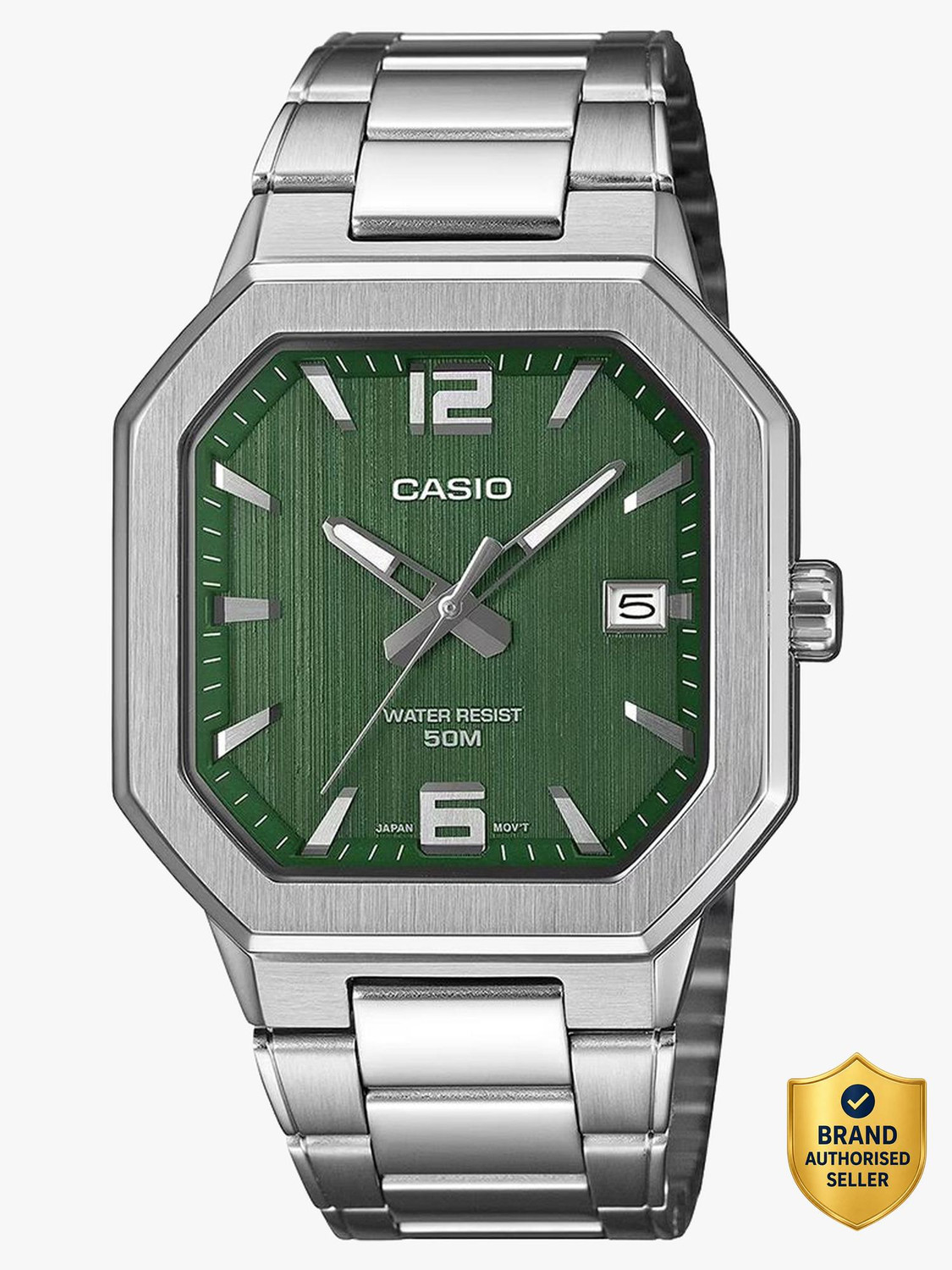 Image of CASIO MTP-B195D-3AVDF CASIO-MENS-METAL Analog Watch - For Men
