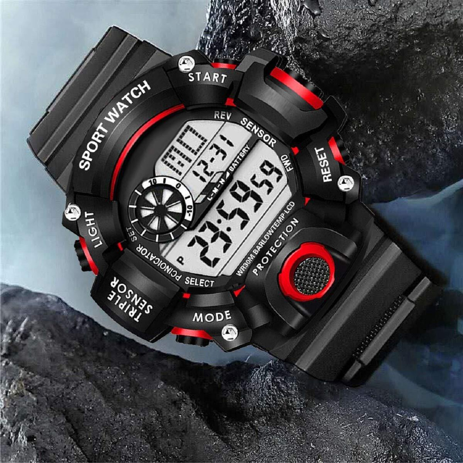 Image of selloria Digital Watch Digital Watch Shockproof Multi-Functional Automatic Digital Watch - For Boys