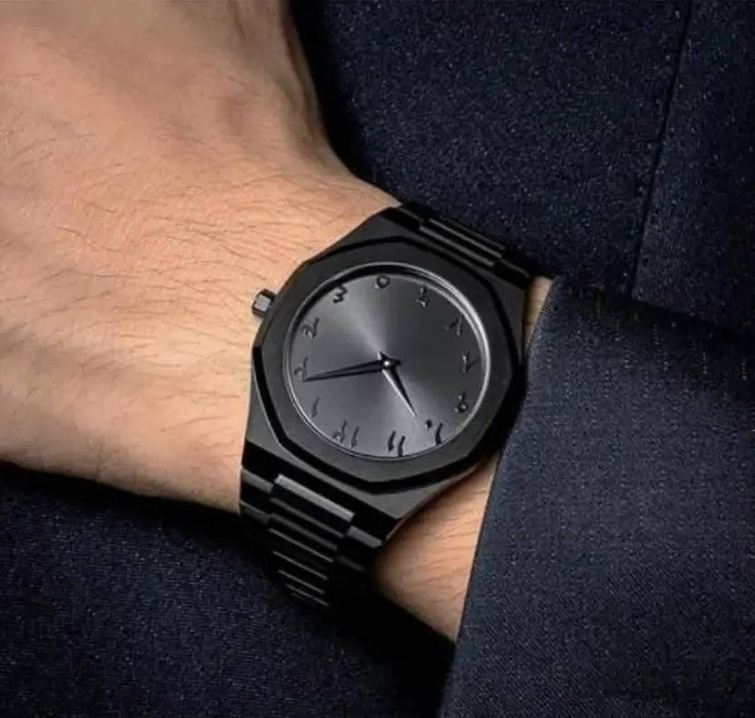 ToyChrono WTC-ARB -786 Arabic Dial Black Watch - Image 5