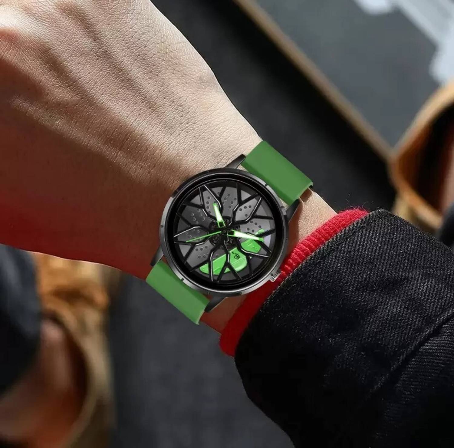 Glowme Gyro Wheel Car Analog Watch - Men - Image 4