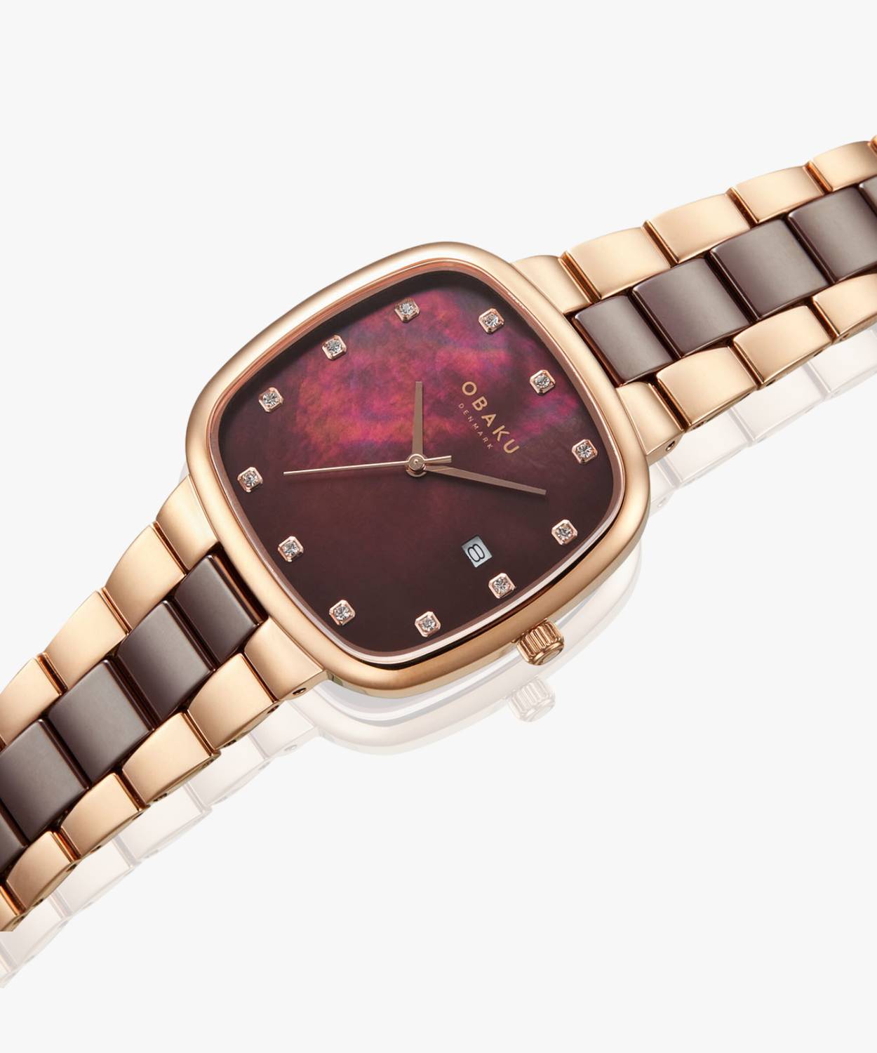 Obaku Denmark Timian Lille - Nut Quartz Watch NWT Obaku Timian Lille - Nut Quartz Watch New with Tags | eBay main image 2