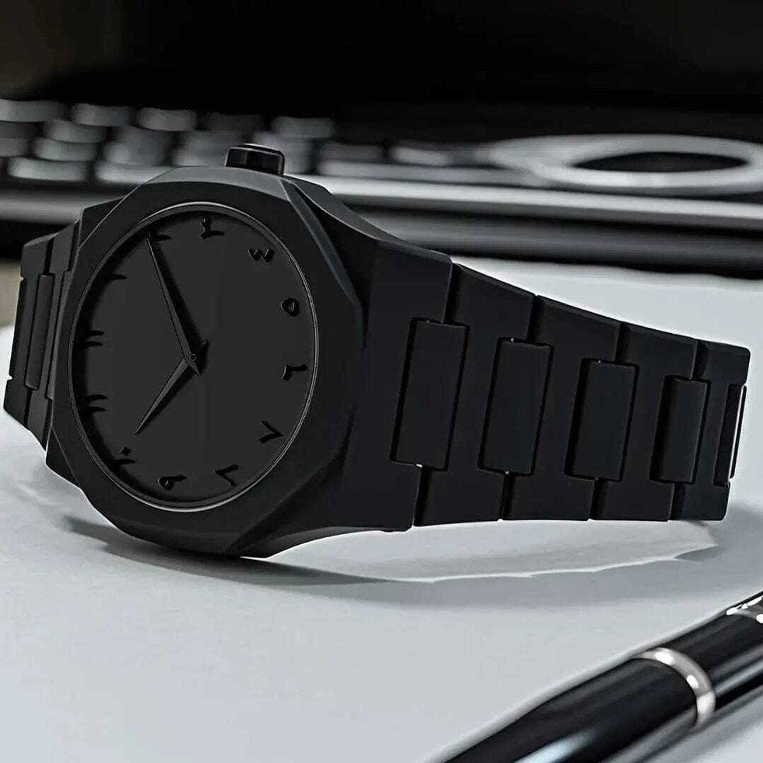 AURAWATCH Stainless Steel Strap & Minimalist Design Analog Watch - For Men & Women