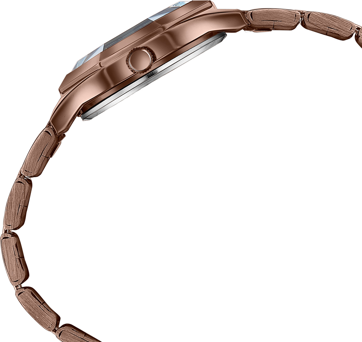 Image of SONATA Poze 8 Sonata Poze 8 Quartz Brown Dial IP Brown 304SS Sheet Metal Strap Analog Watch - For Women