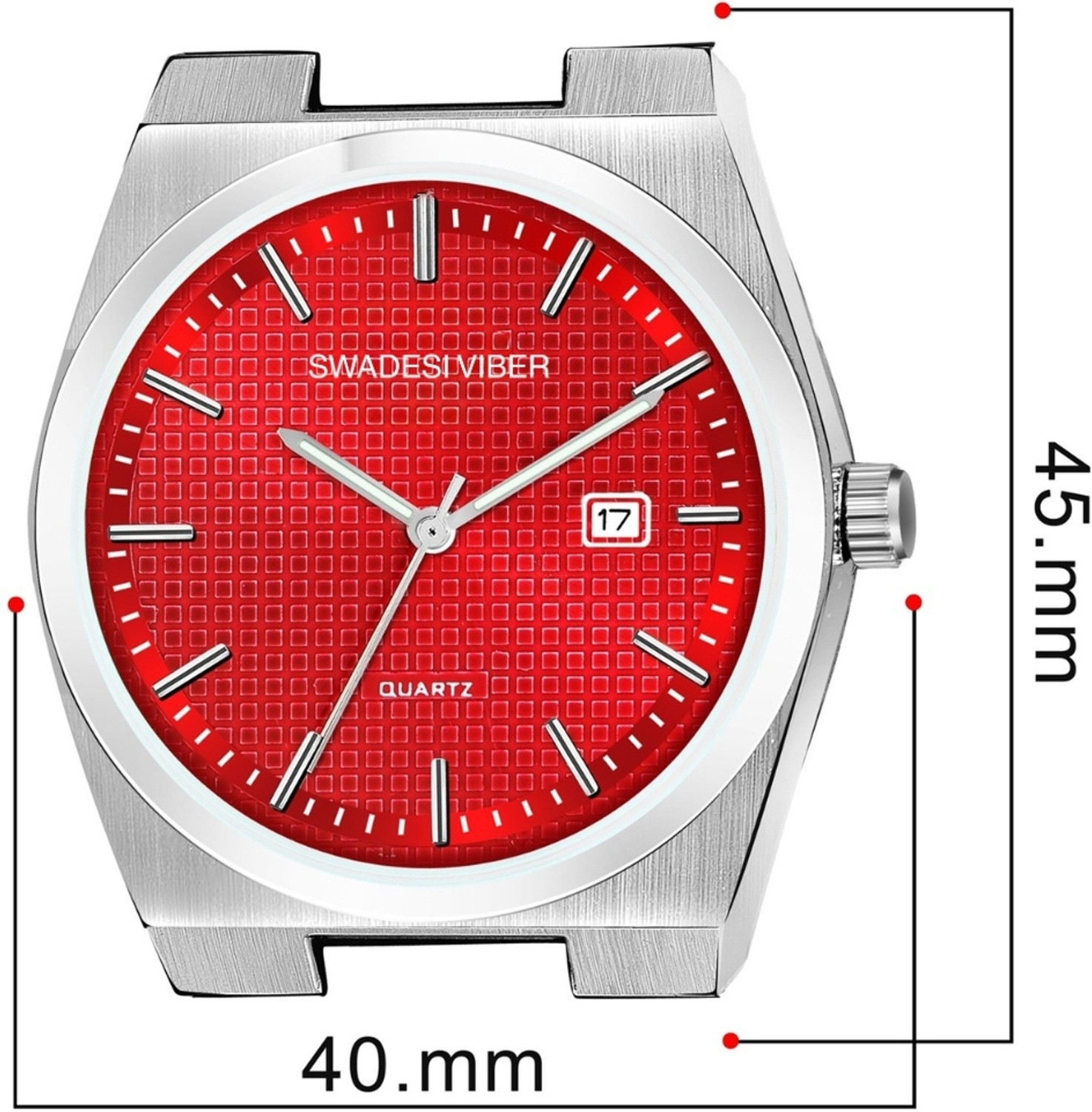 Image of SWADESI VIBER SV216 Swadesi Viber Elite Stainless Collection Analog Watch - For Men