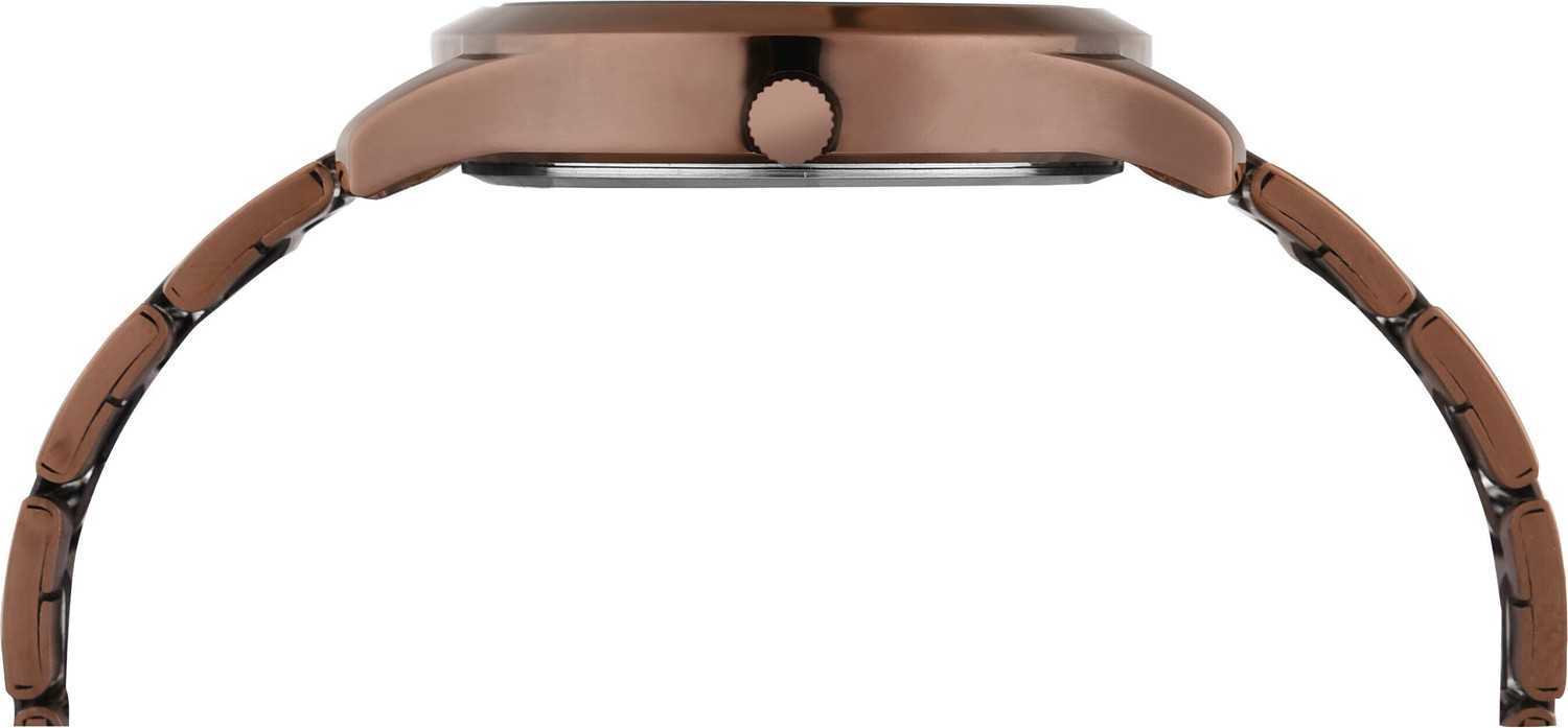Image of TIMEX TW000Q820 Trendline Round 36mm Brown Dial Analog Watch - For Women
