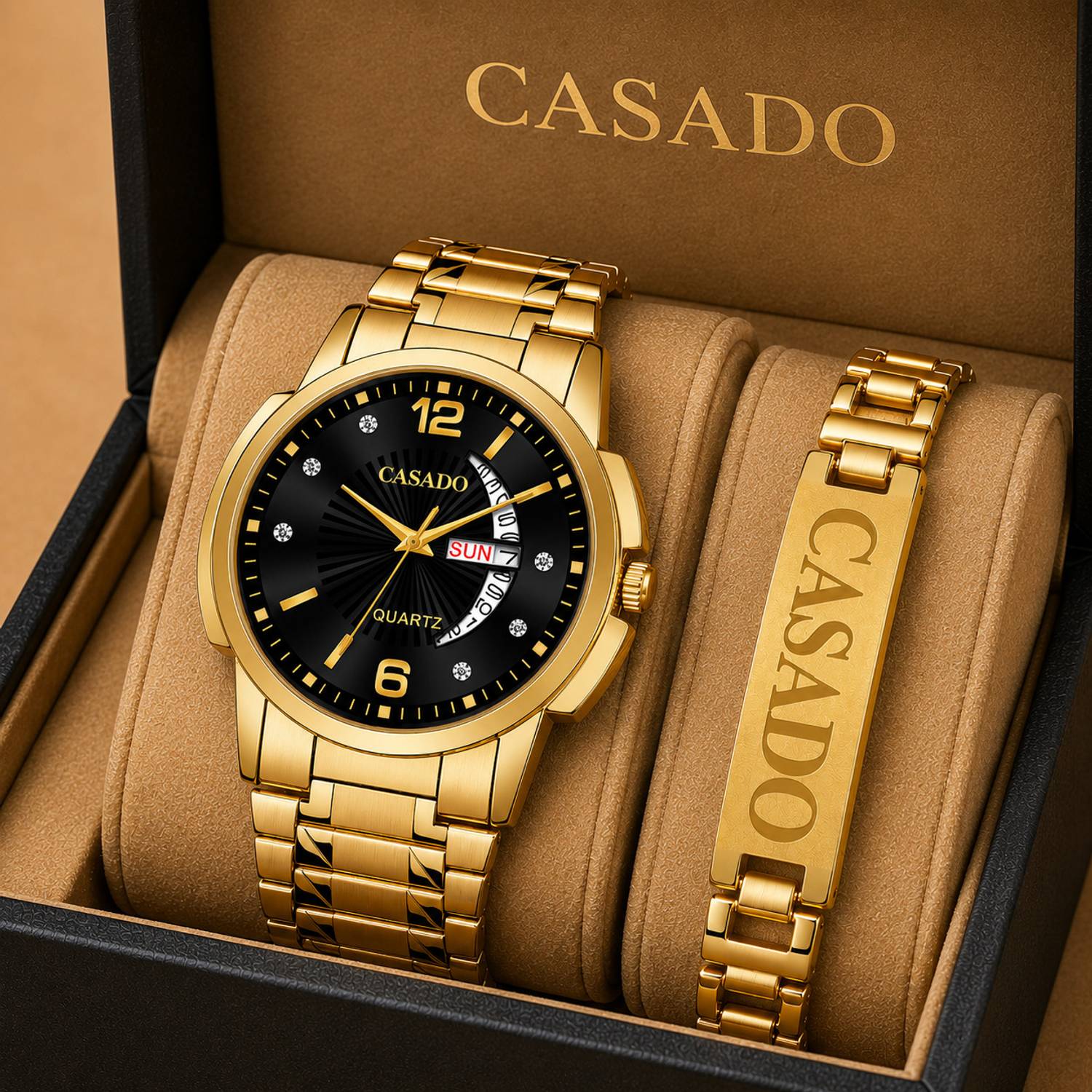 Casado 632 Black Gold Bracelet - Image 1