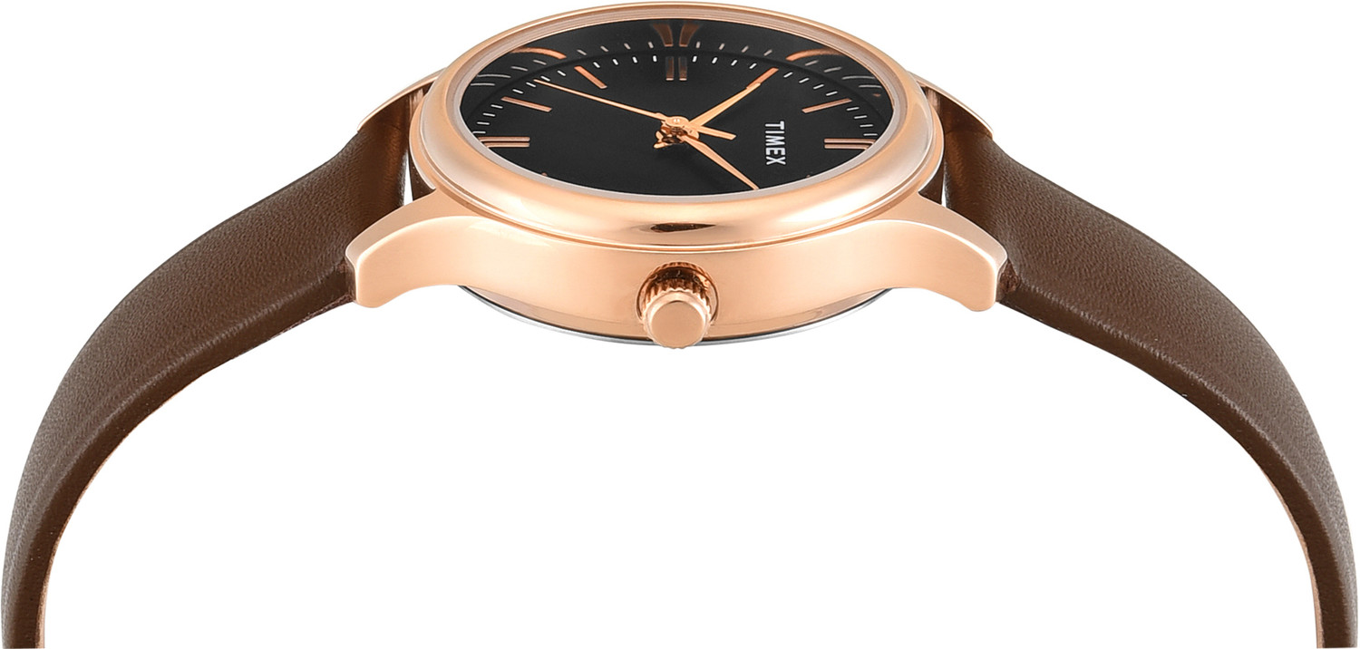 Image of TIMEX Black Dial Analog Watch - For Women