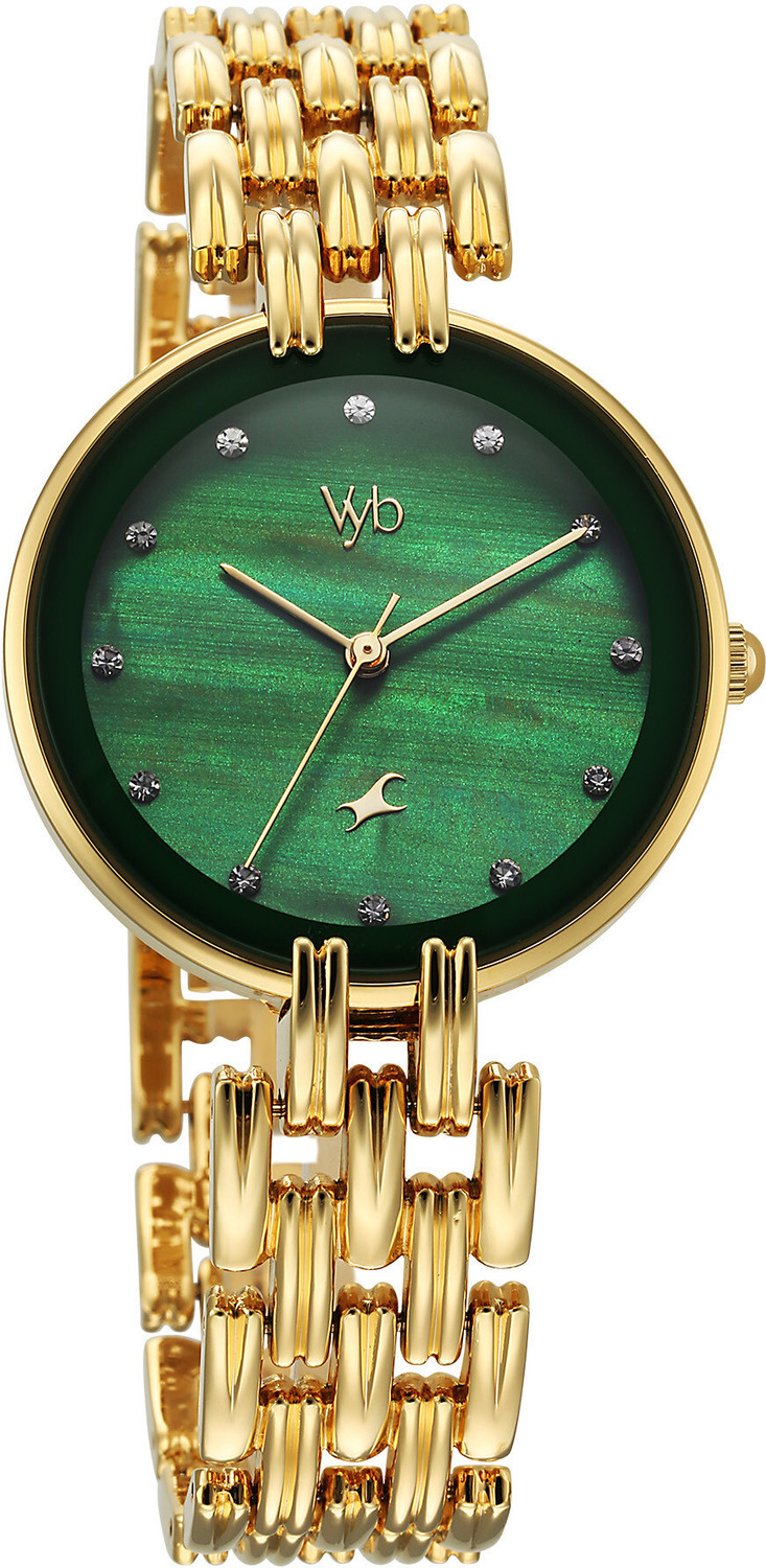 Image of Fastrack Fastrack Vyb Eclipse Quartz Gold Round Dial Women's Watch Analog Watch - For Women
