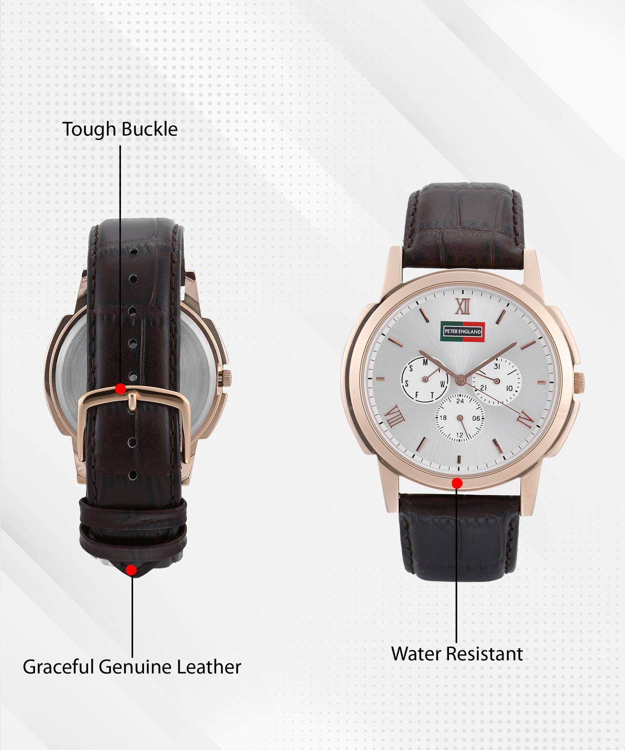 Peter England PE000017D Analog Watch - Men - Image 2