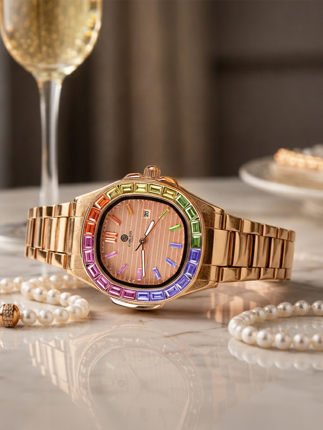 Image of CARLTON LONDON CLDPP-004 Grace Analog Watch - For Women