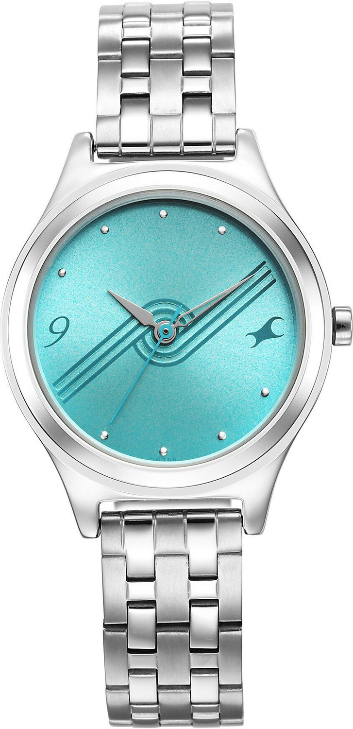 Image of Fastrack Stunners 6.0 Fastrack Stunners Blue Dial Silver Metal Strap Analog Watch - For Girls