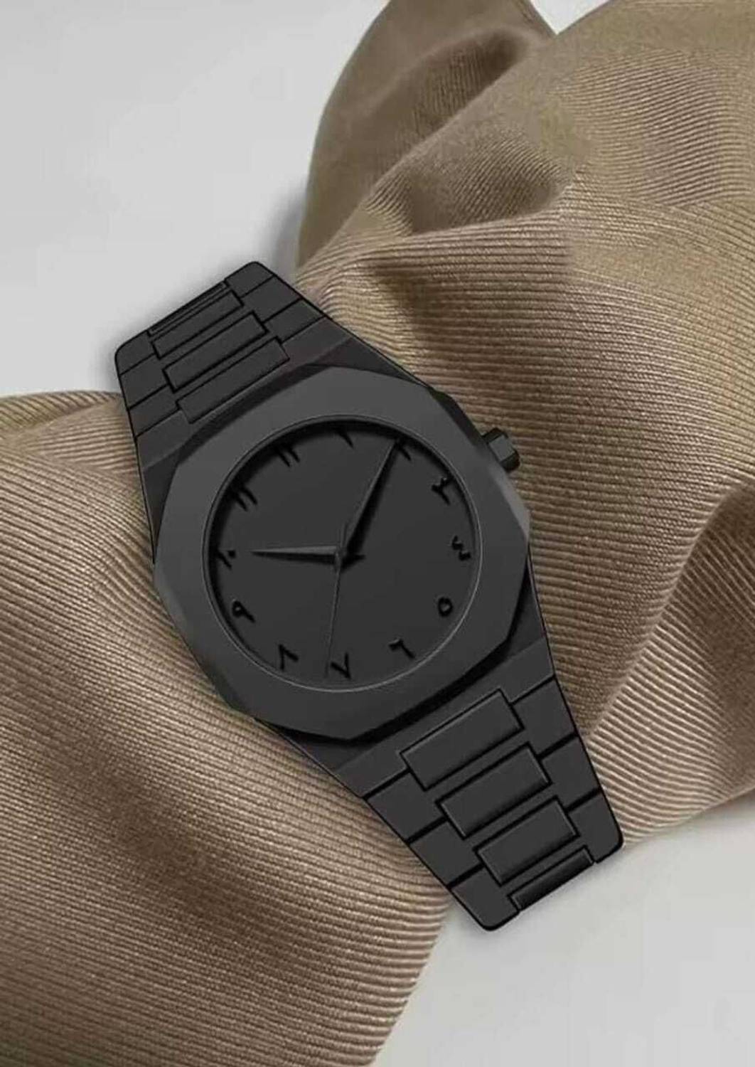 genzzz Black Aura watch With arabic dial analog watch Analog Watch