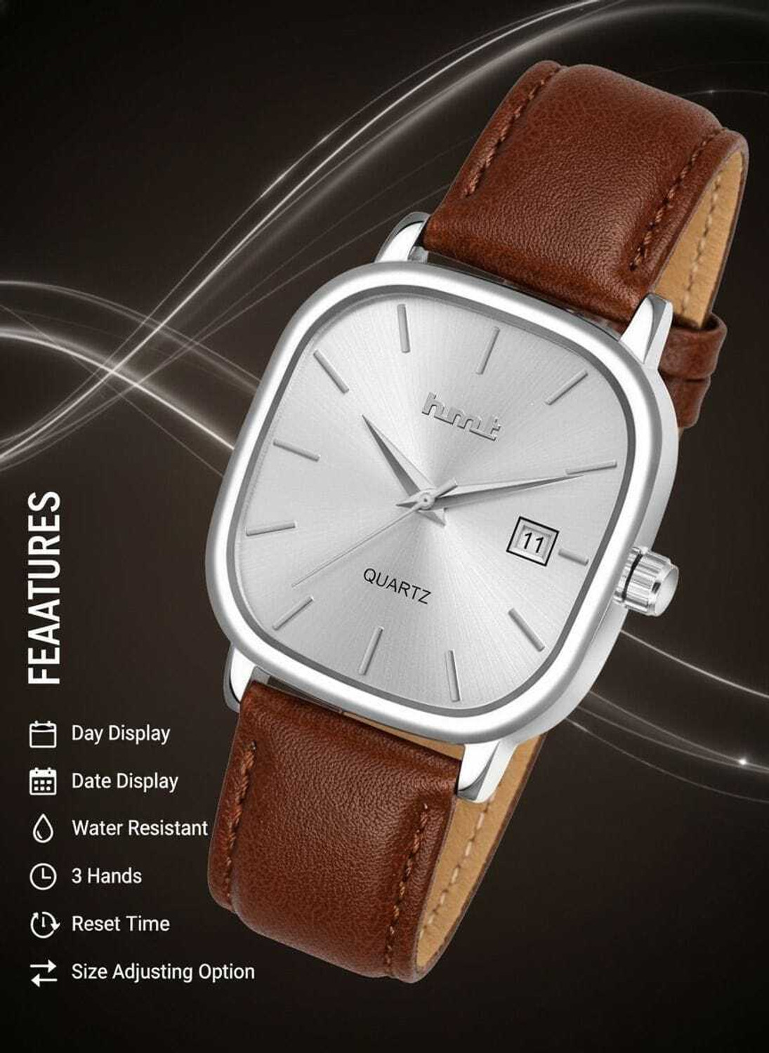 Image of HMT DLX HMTS HMTS Water Resistant Classic Branded Premium Boy Analog Wrist Watch For Men Analog Watch - For Men