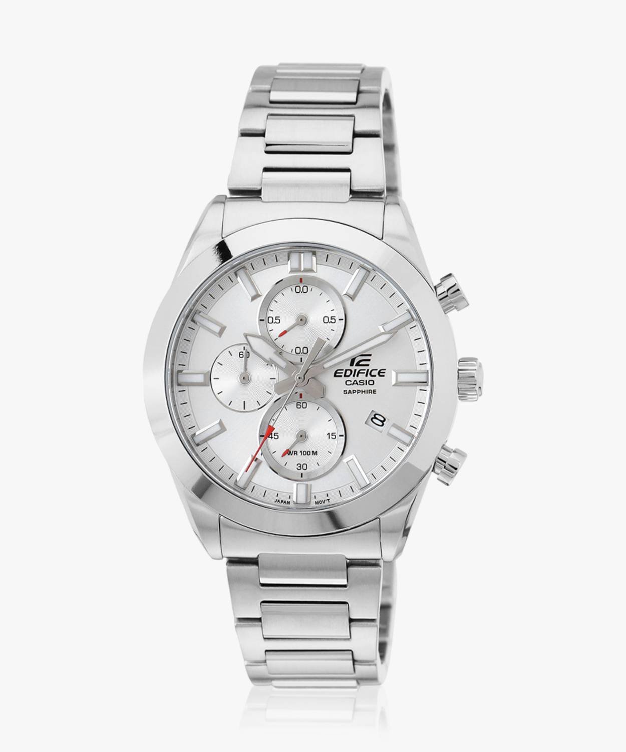 CASIO EFB-710D-7AVUDF Edifice White Dial Silver Stainless Steel