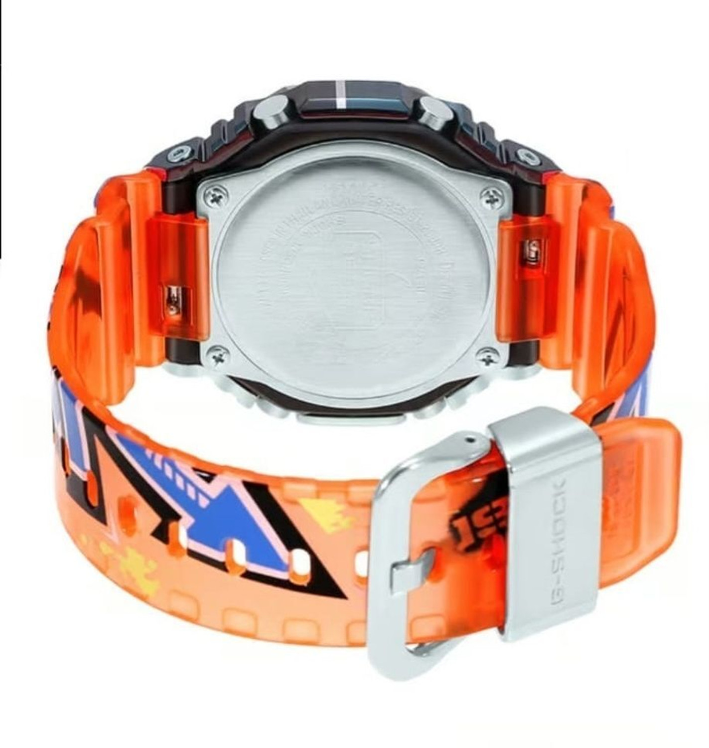 Image of faxon Men watch Shock Resistant Multi-Function Wrist Watch - Orange & Blue Analog Watch - For Men