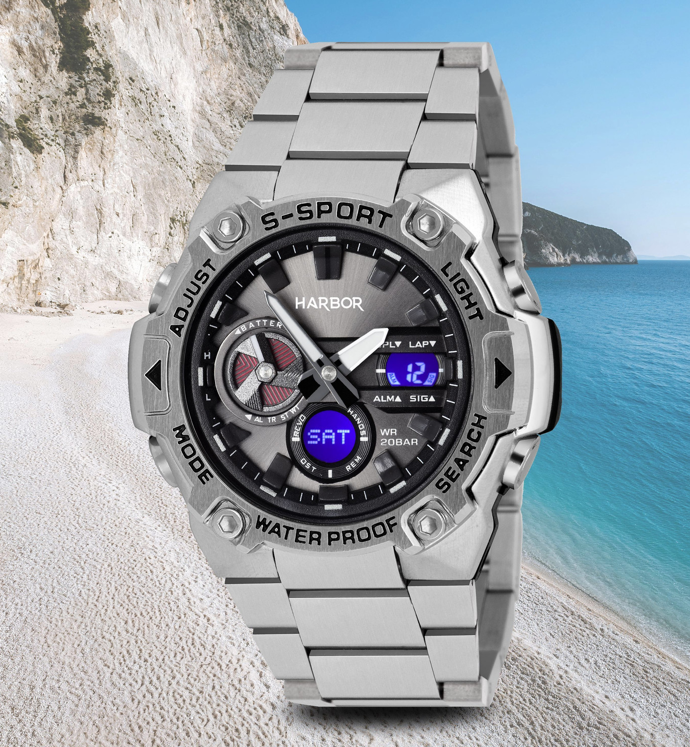 Image of Harbor EF Analog-Digital Watch - For Men