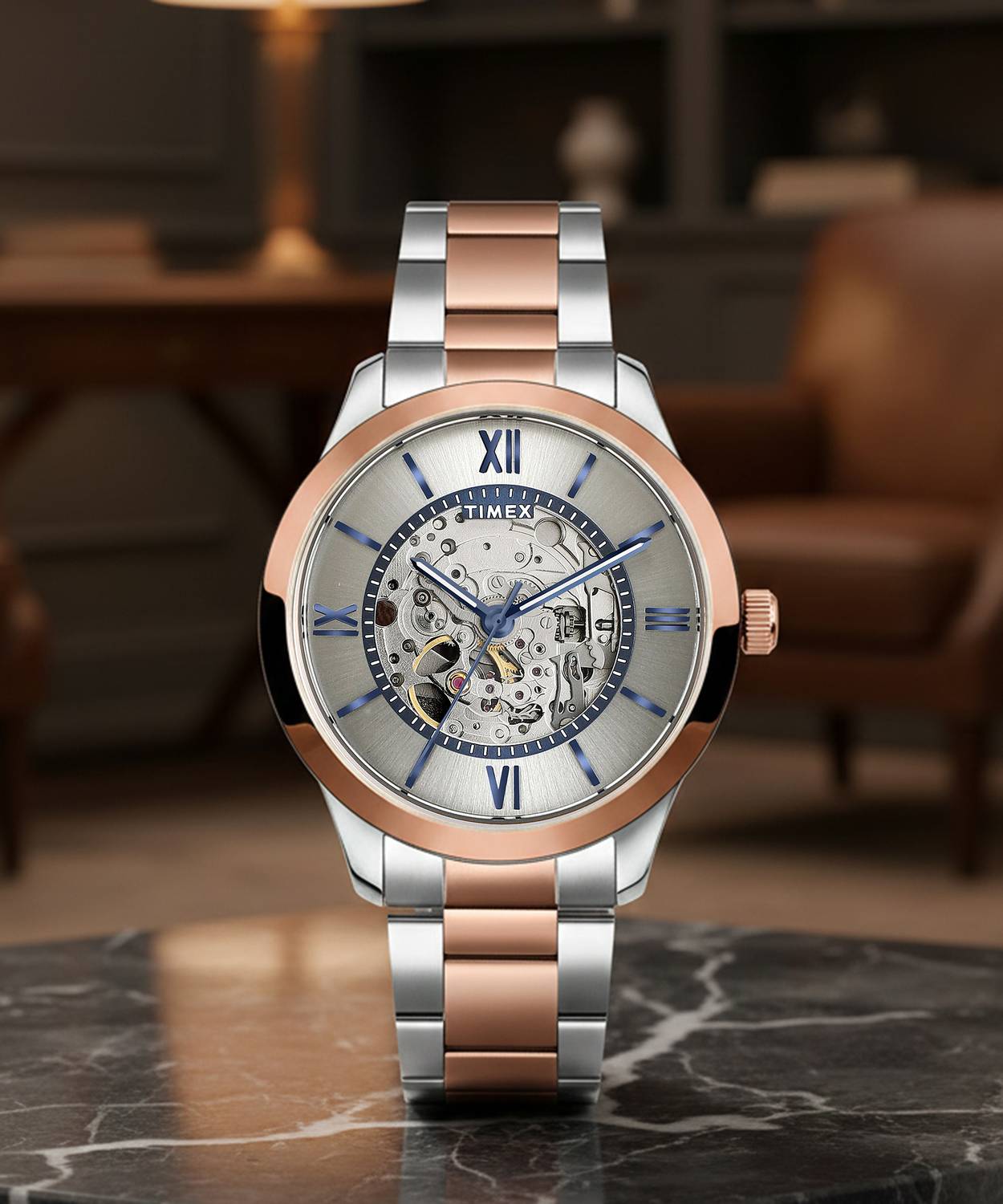 TIMEX Automatic Silver Dial Analog Watch - Men - Image 2