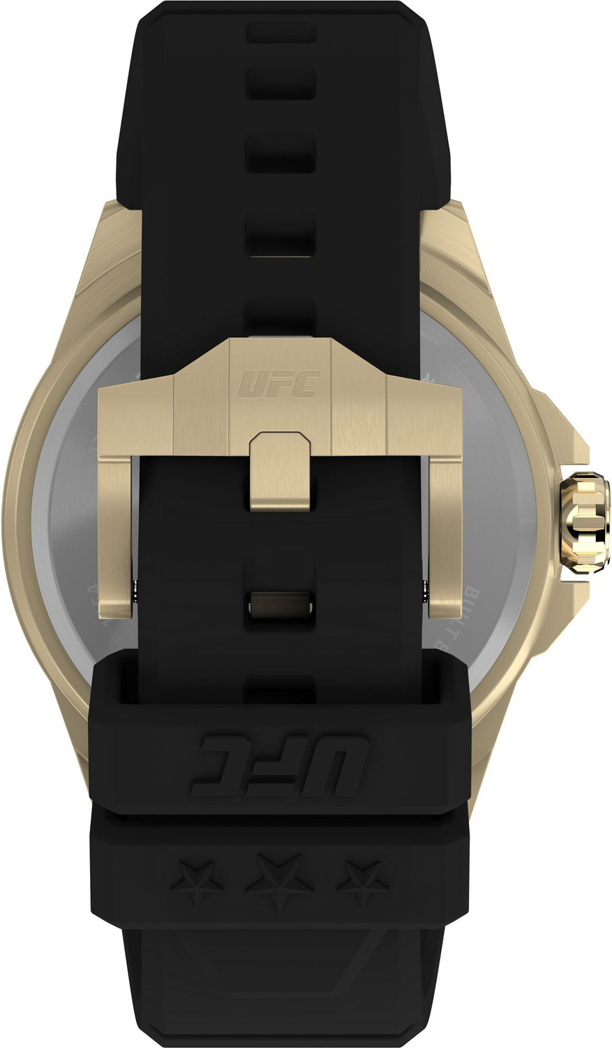 Image of TIMEX TW2W73600UJ UFC Octagonal 46mm Black Dial Analog Watch - For Men