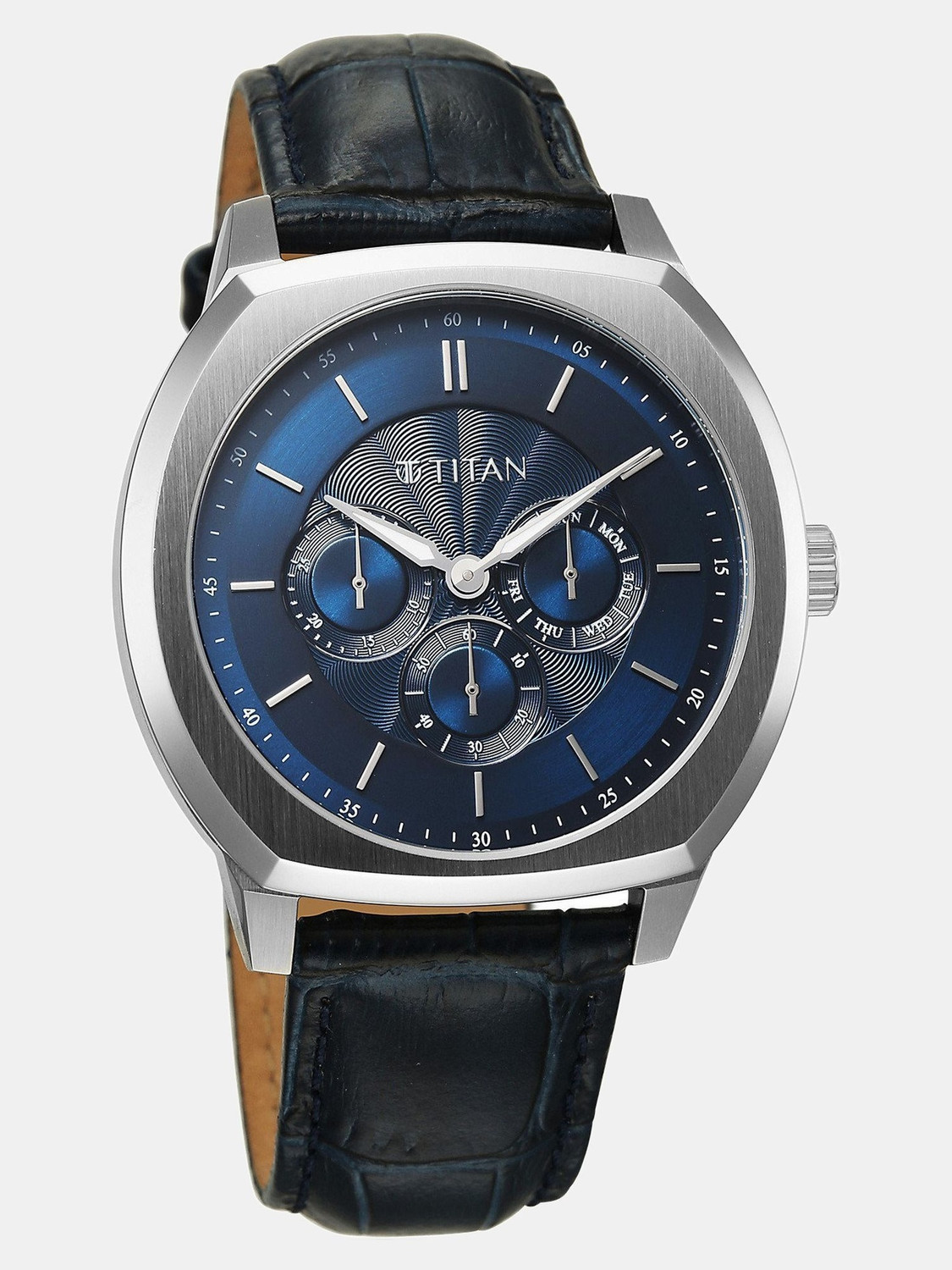 Image of Titan Regalia Arc Blue Round Dial Men's Watch / Analog Watch - For Men