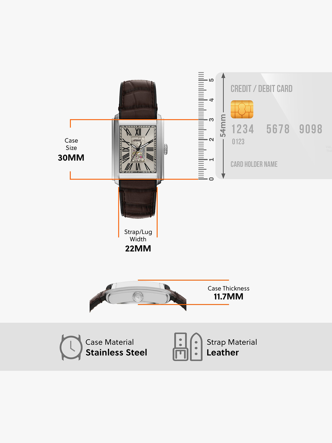 Image of FOSSIL Carraway Carraway Analog Watch - For Men